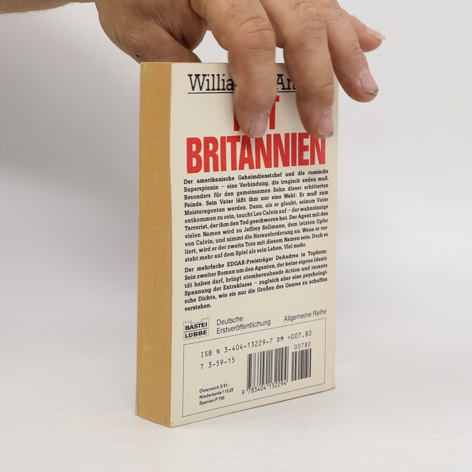 William L. DeAndrea Rot-Britannien. Polit-Thriller