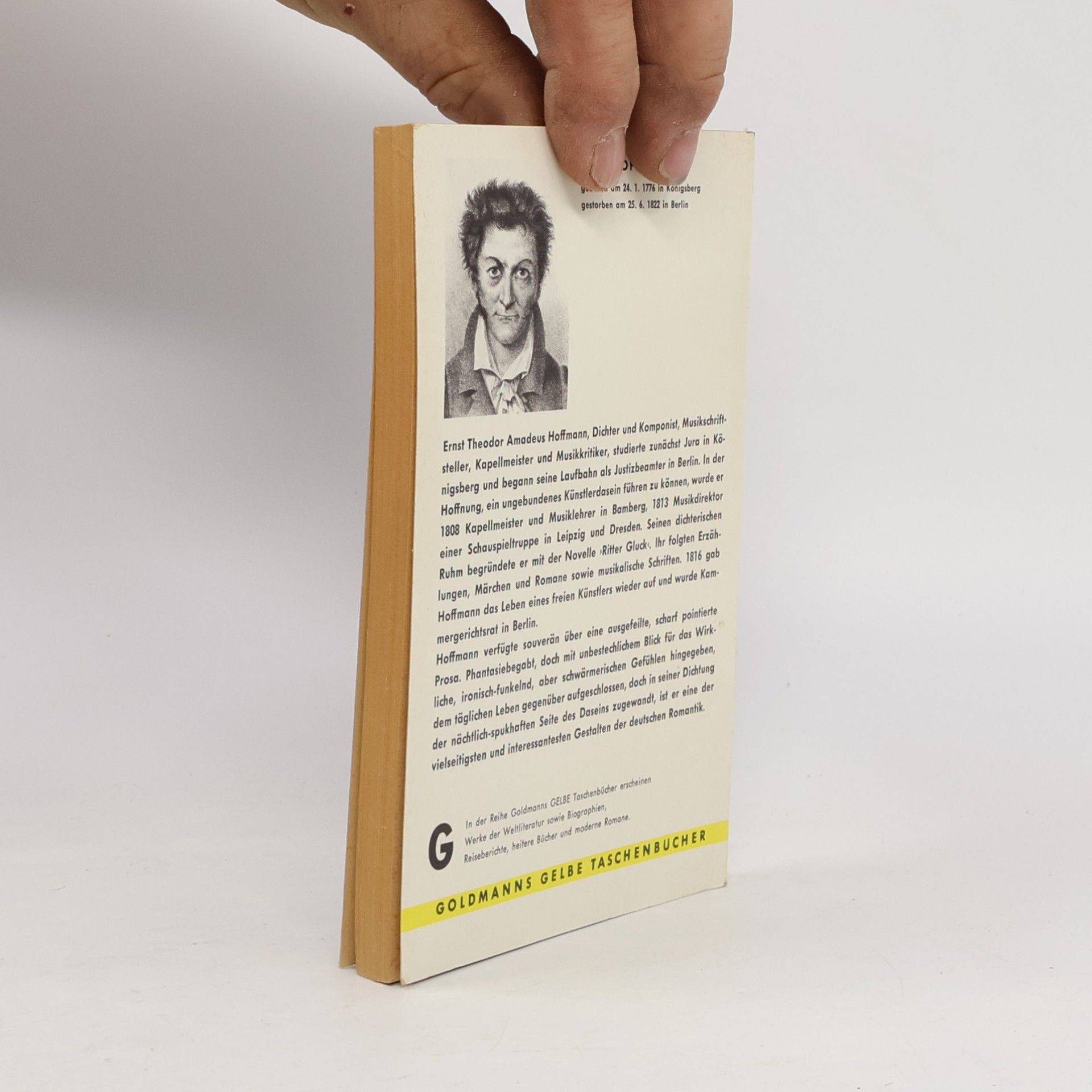 Ernst T. A. Hoffmann Musikalische Novellen und Schriften