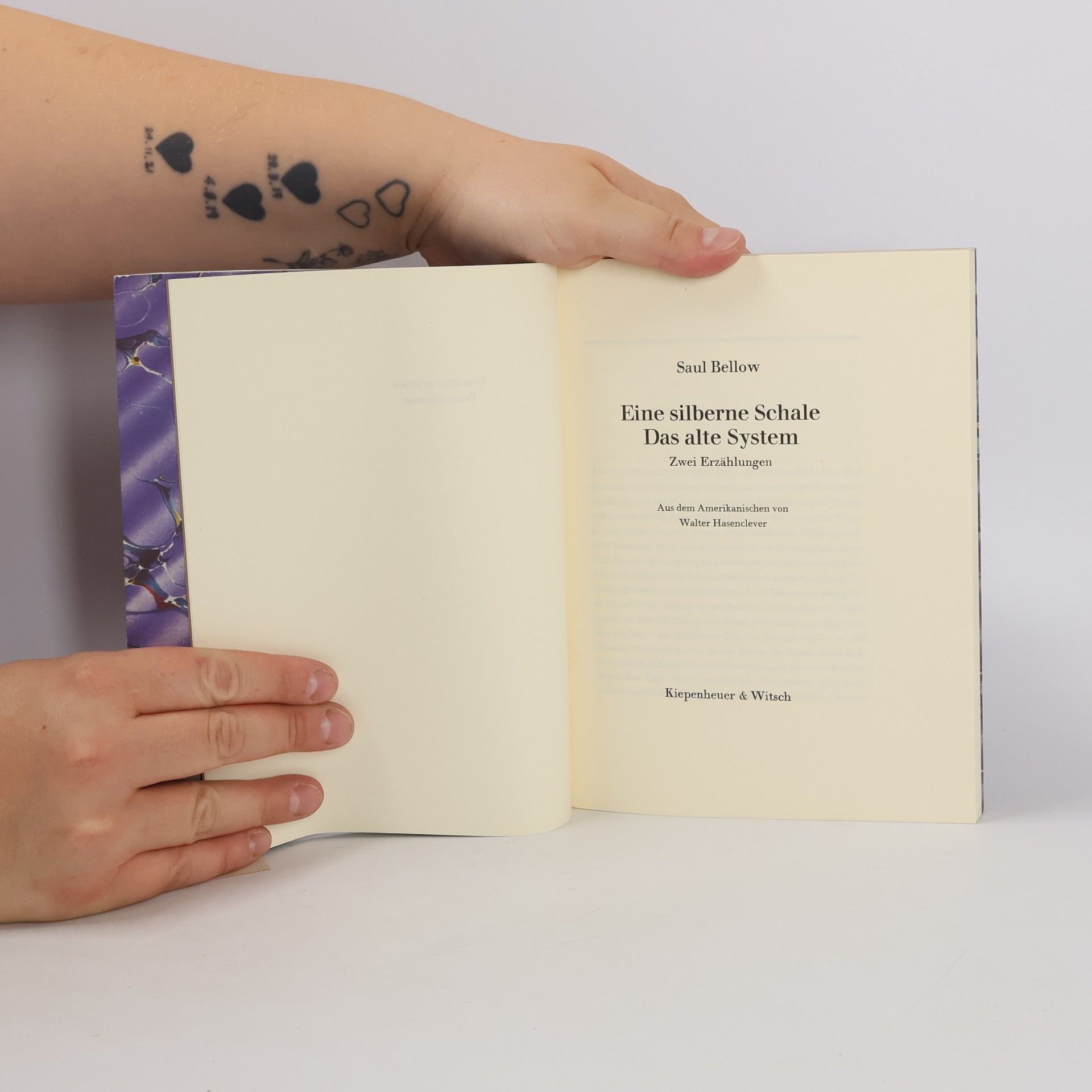 Saul Bellow Eine silberne Schale