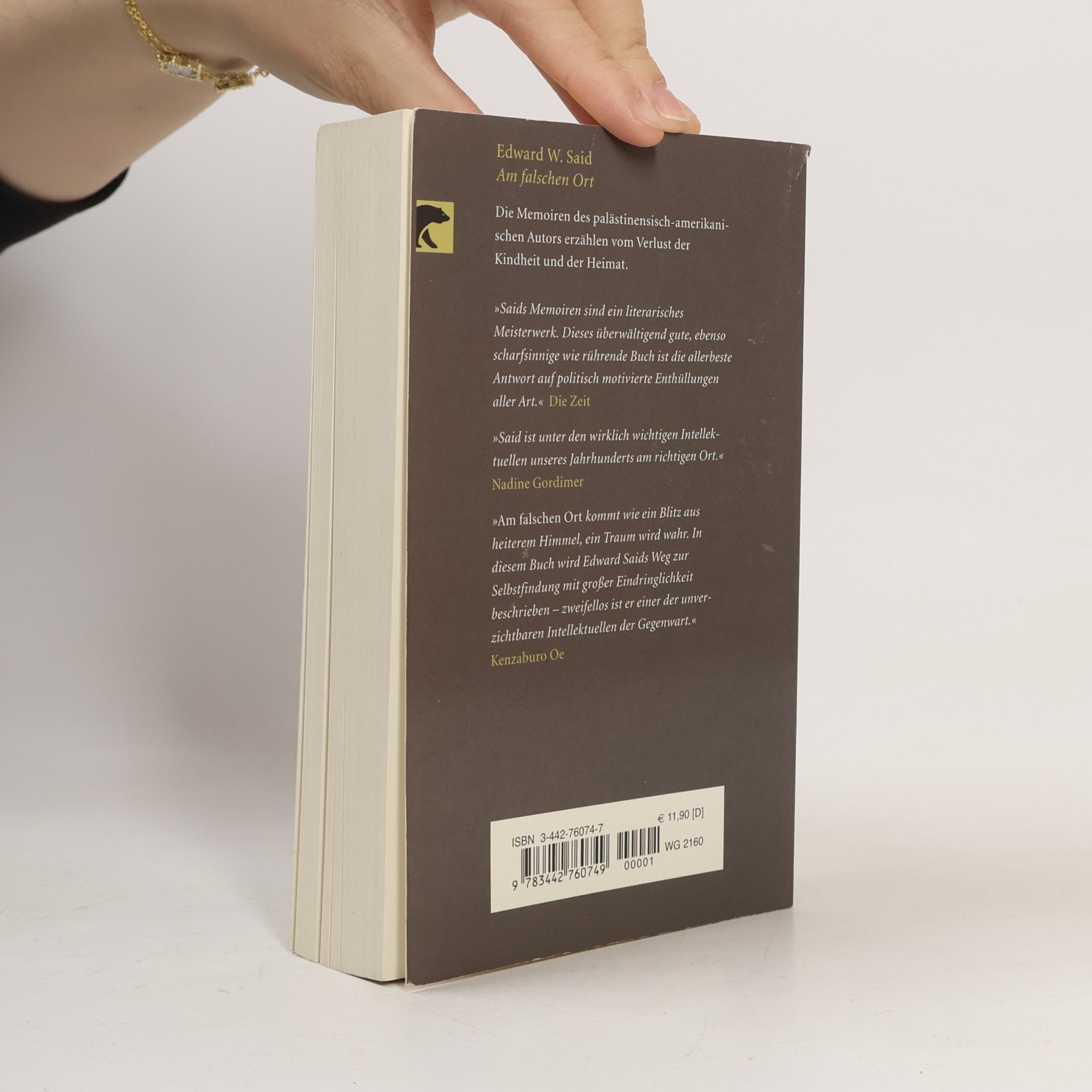 Edward Said Am falschen Ort
