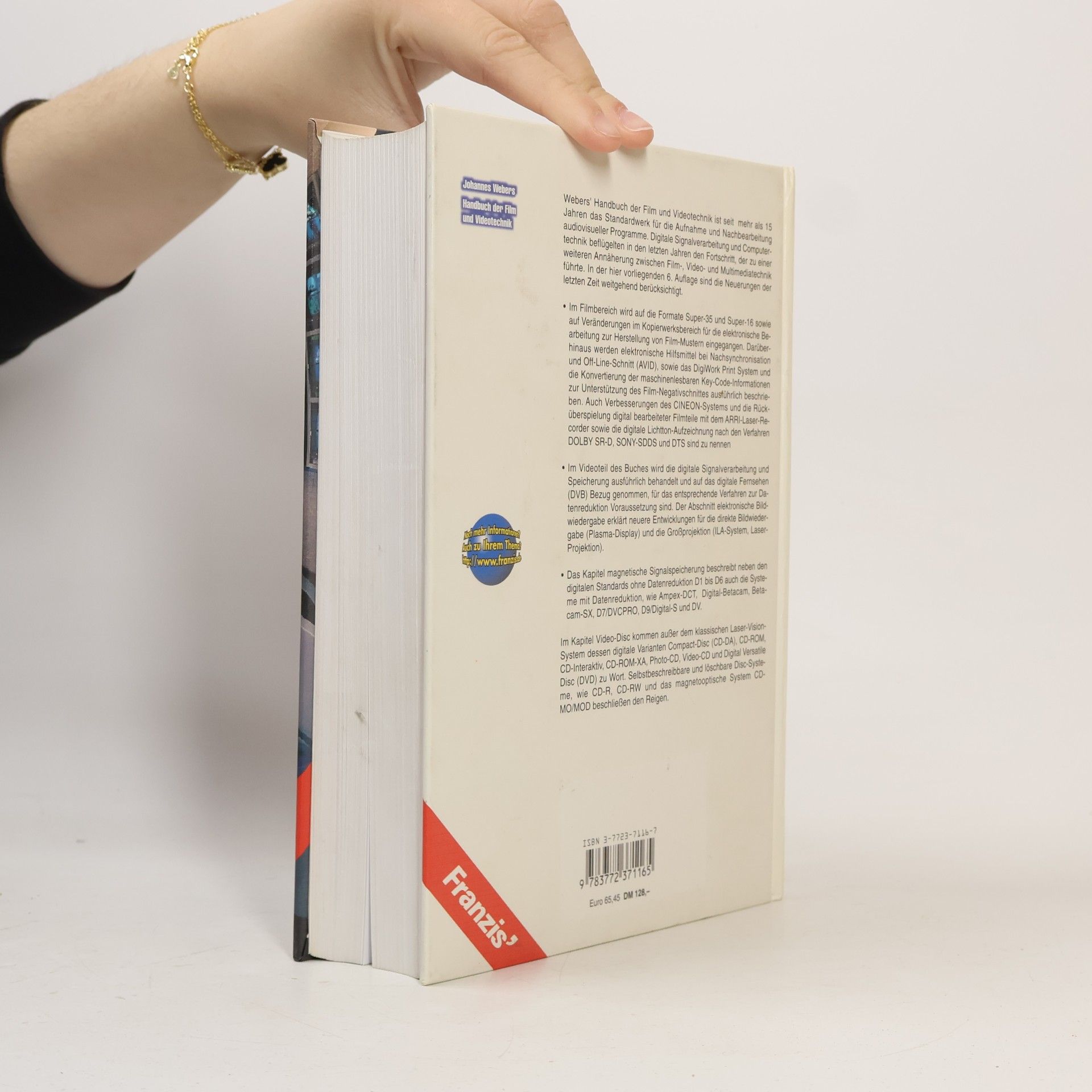Johannes Webers Handbuch der Film- und Videotechnik