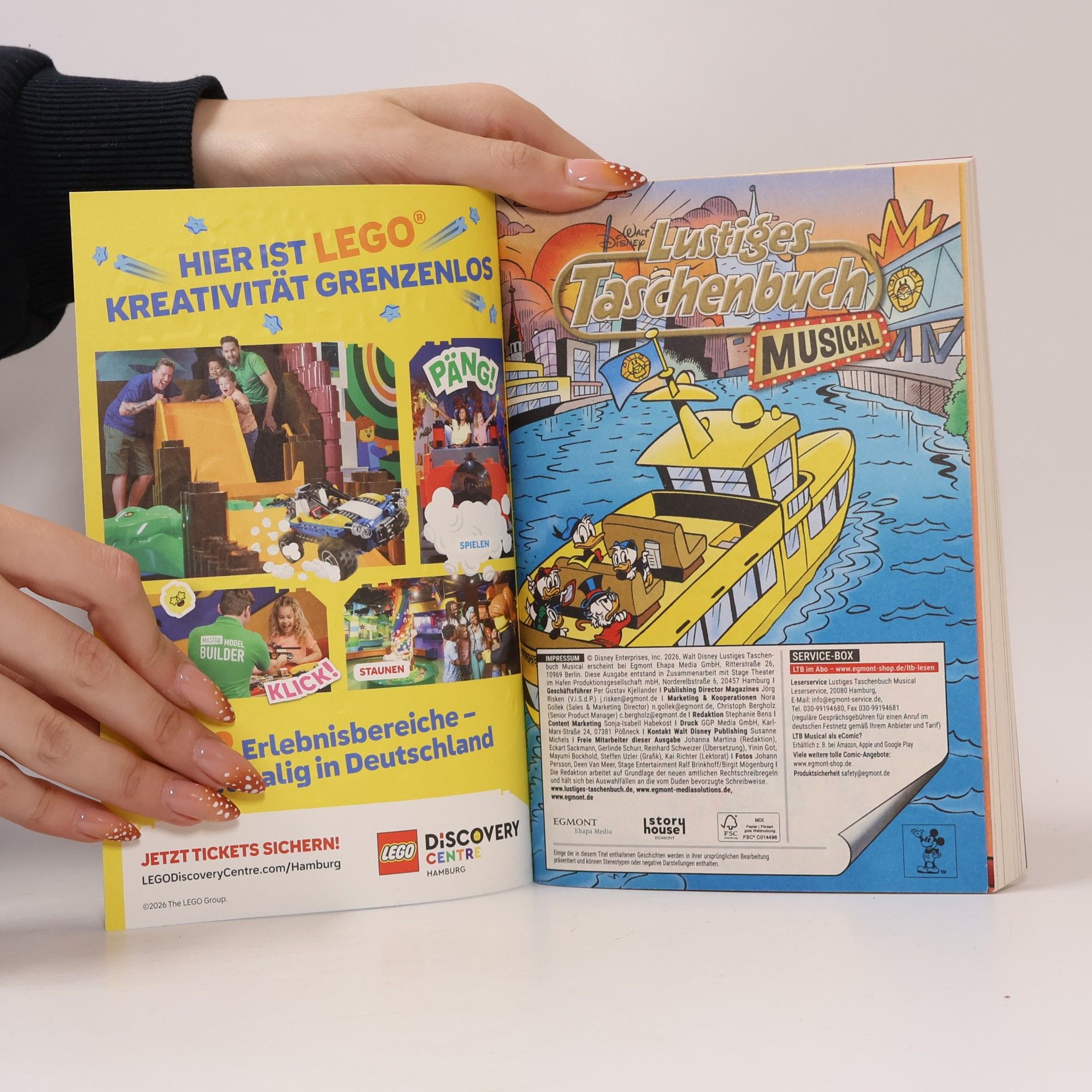 Eckart Sackmann Lustiges Taschenbuch musical 1