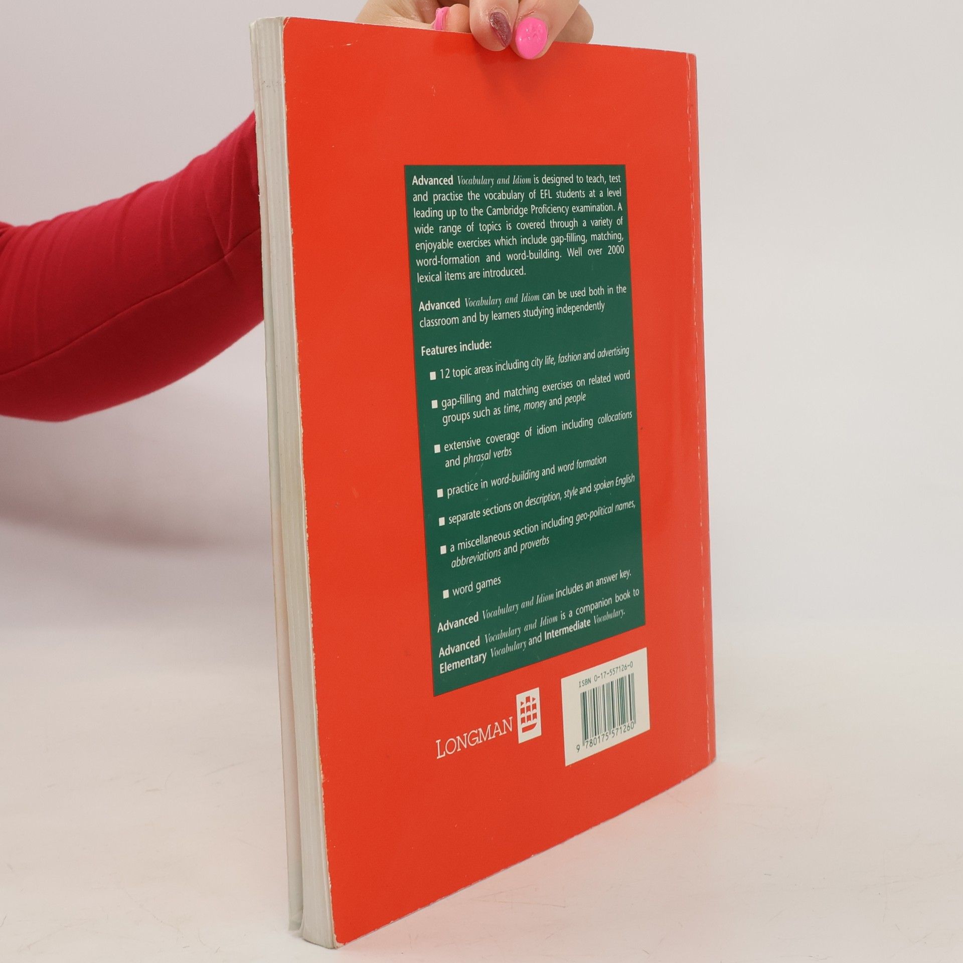 Barbara Thomas Advance Vocabulary & Idiom