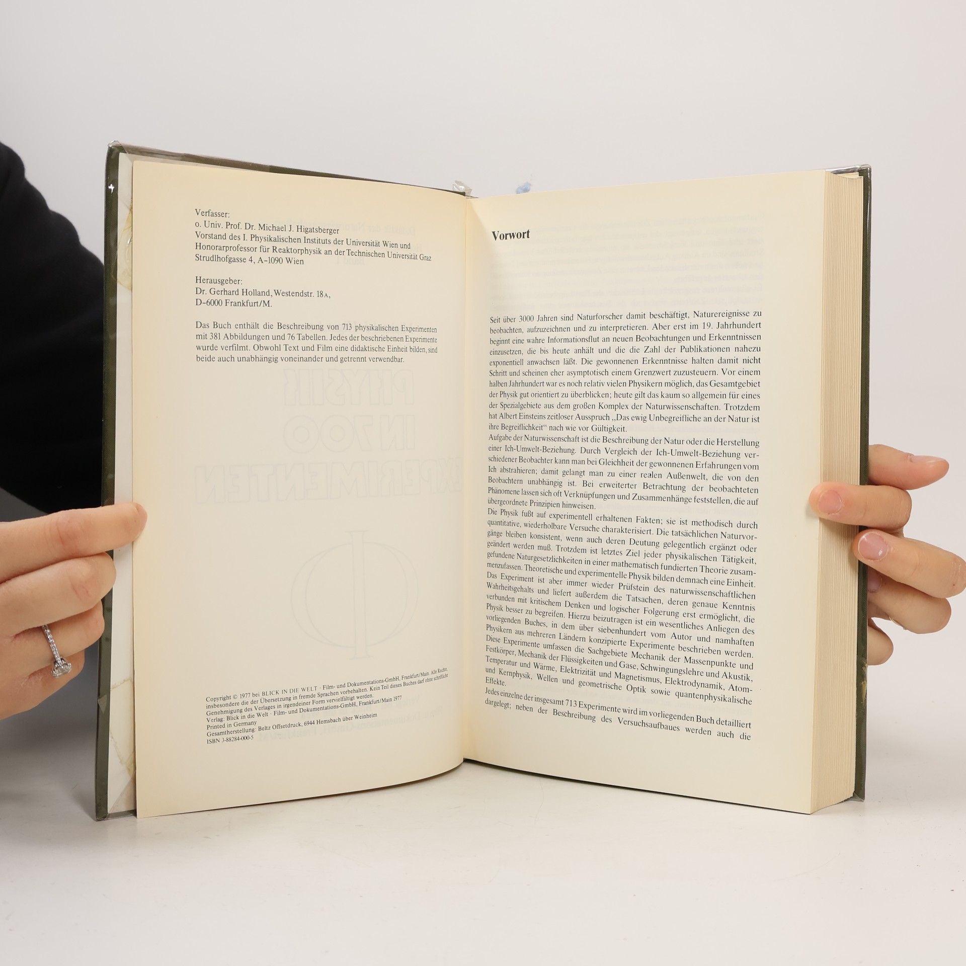Michael J. Higatsberger Physik in 700 Experimenten