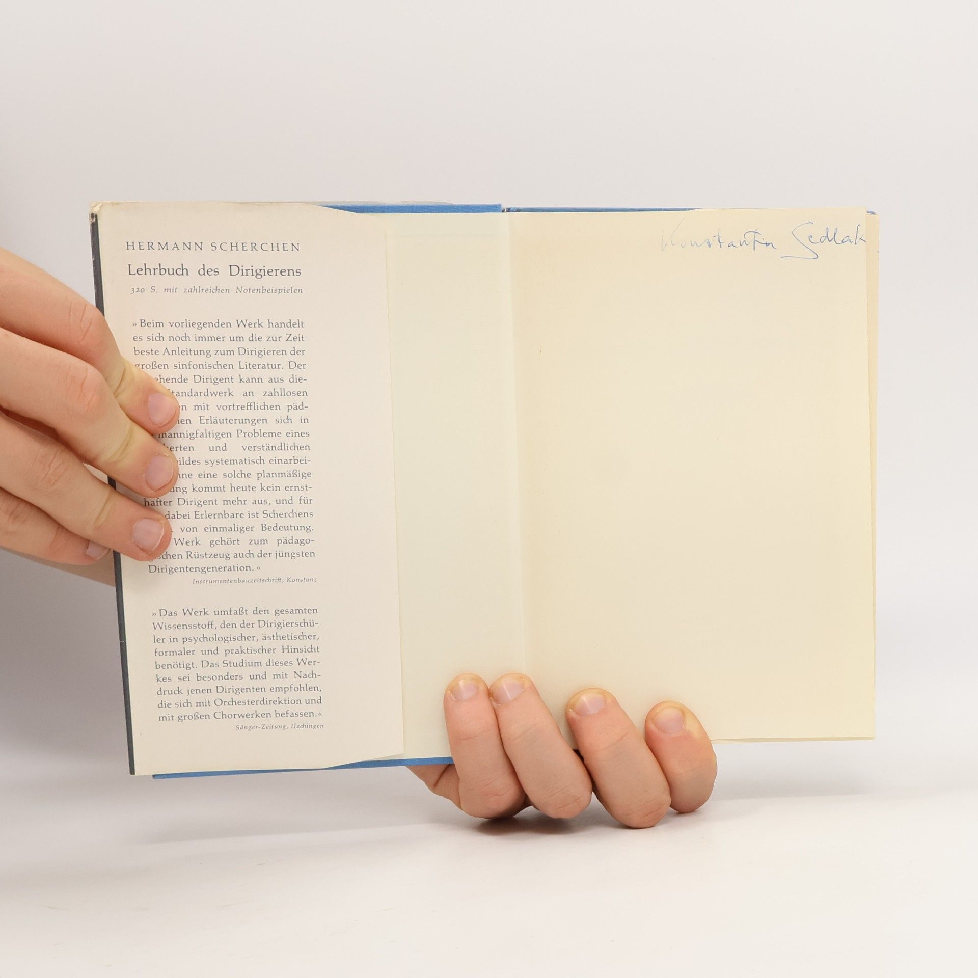 Hermann Scherchen Lehrbuch des Dirigierens