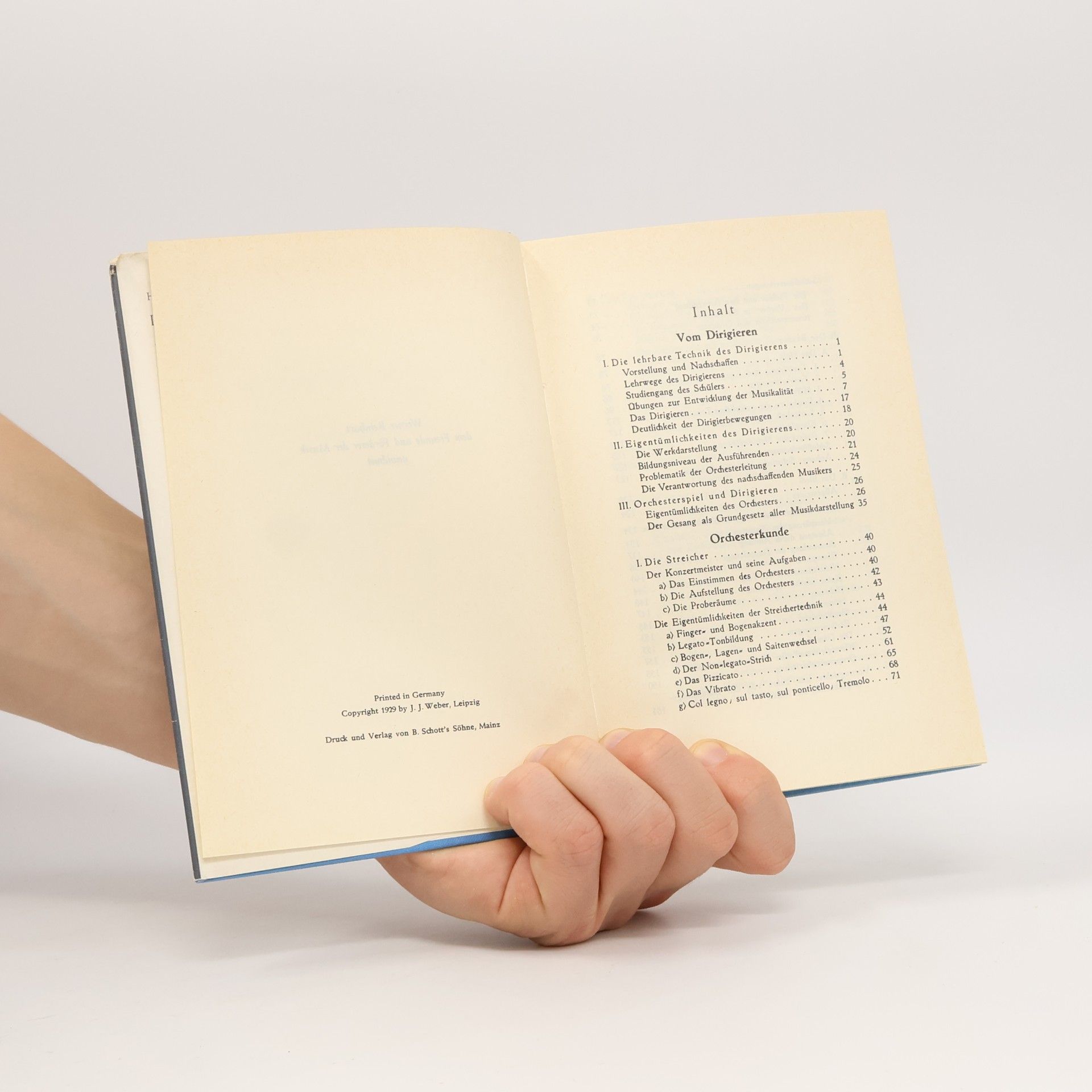 Hermann Scherchen Lehrbuch des Dirigierens
