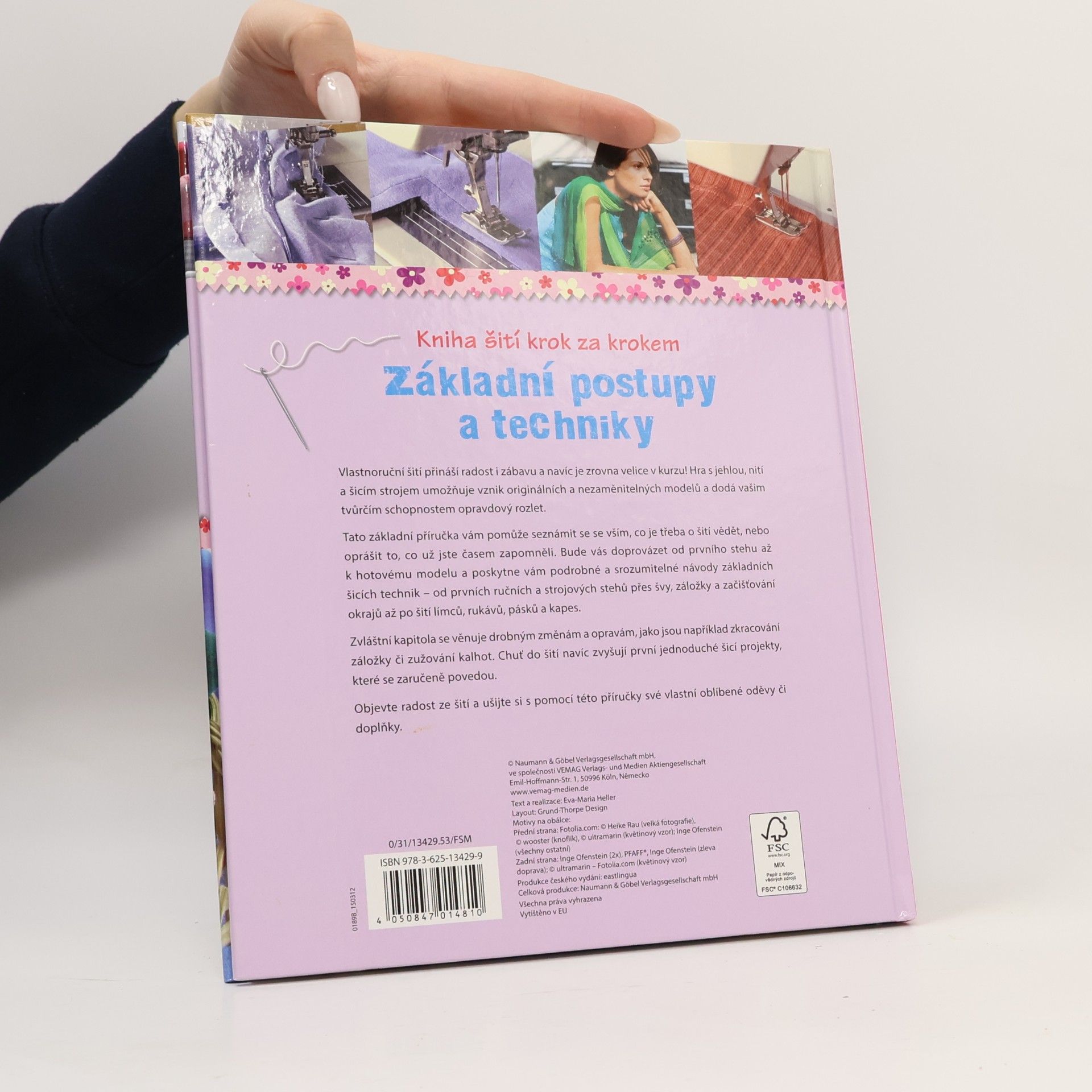 Eva Maria Heller Kniha šití krok za krokem. Základní postupy a techniky