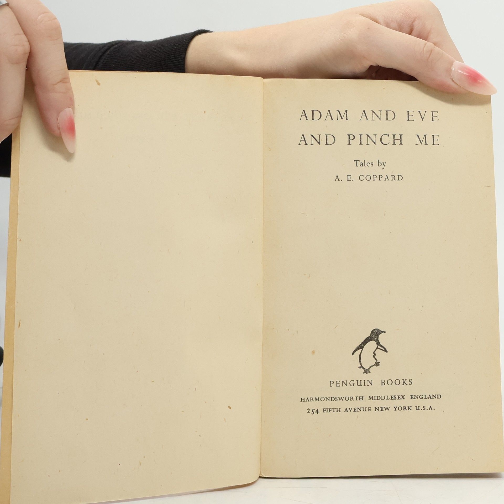 A. E. Coppard Adam and Eve and Pinch Me