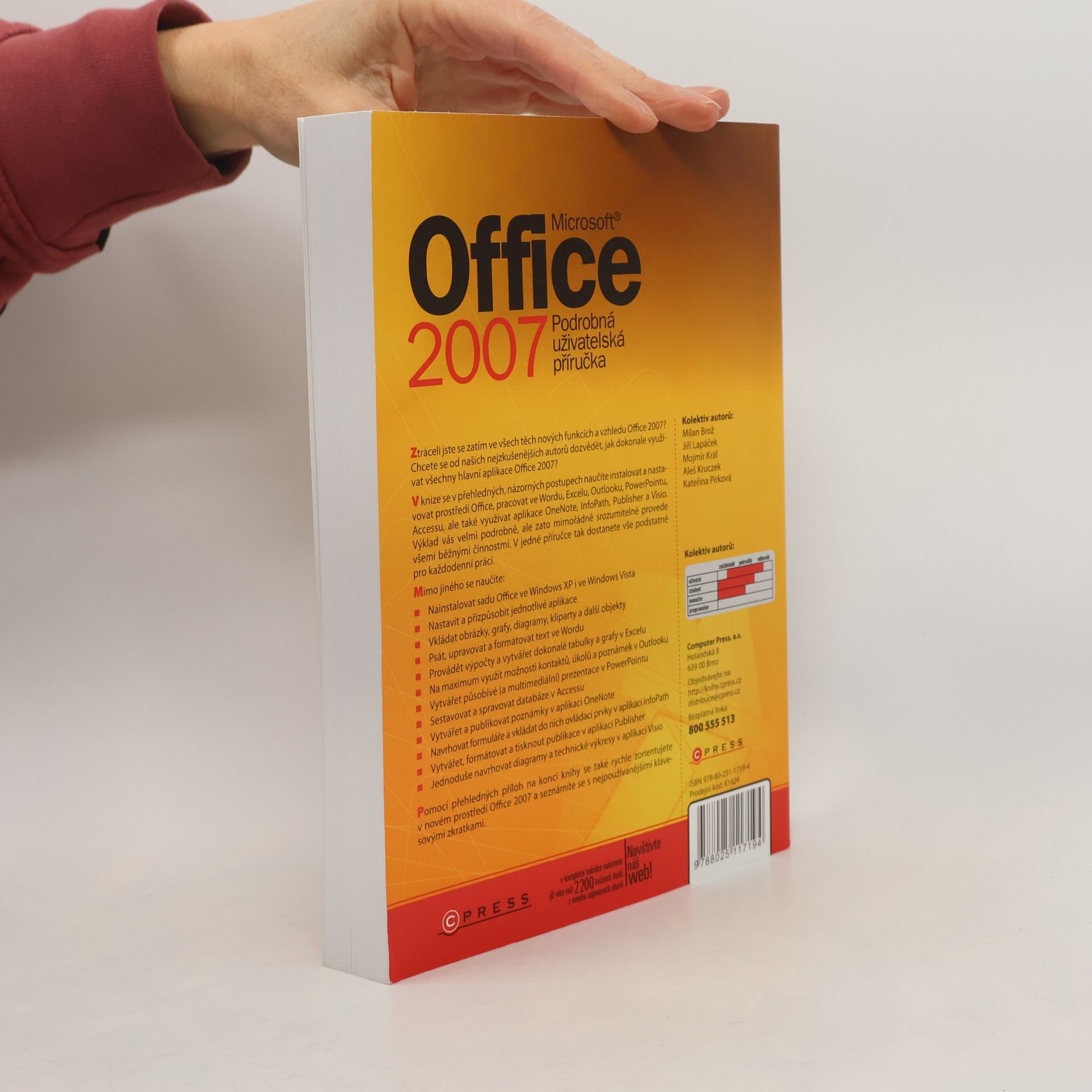 Milan Brož Microsoft Office 2007 : podrobná uživatelská příručka
