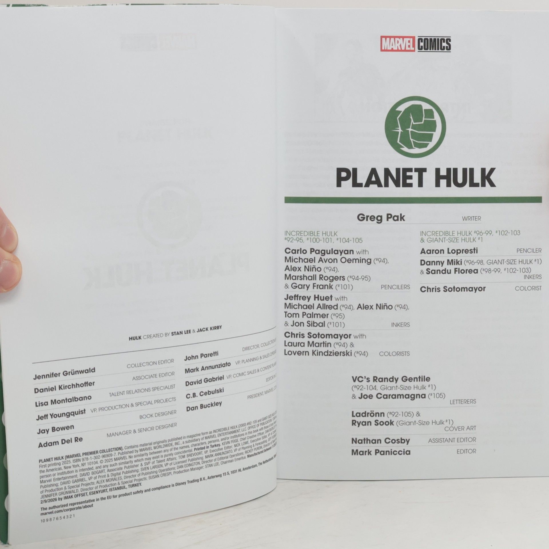 Greg Pak Marvel Premier Collection: Planet Hulk