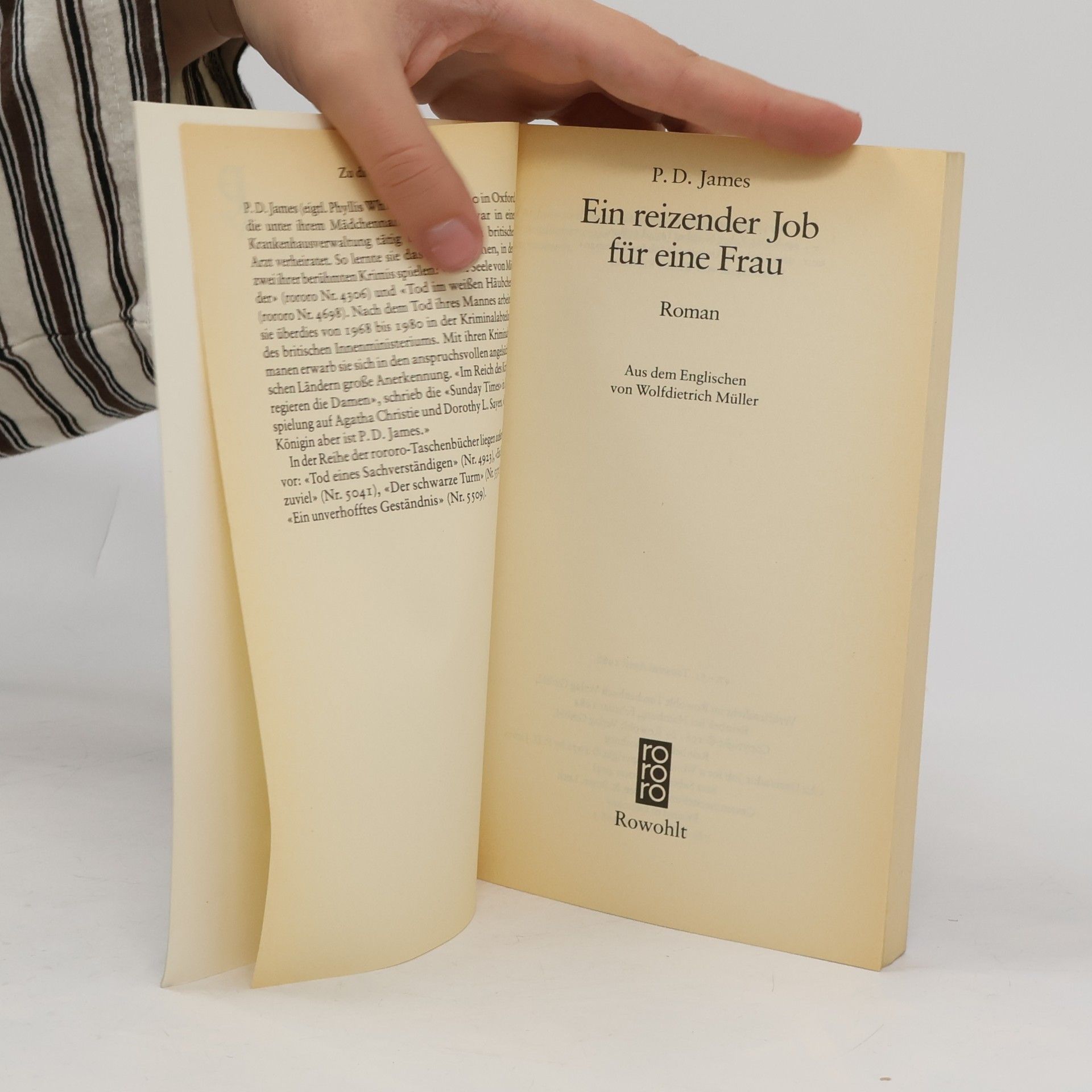 Phyllis Dorothy James Ein reizender Job für eine Frau