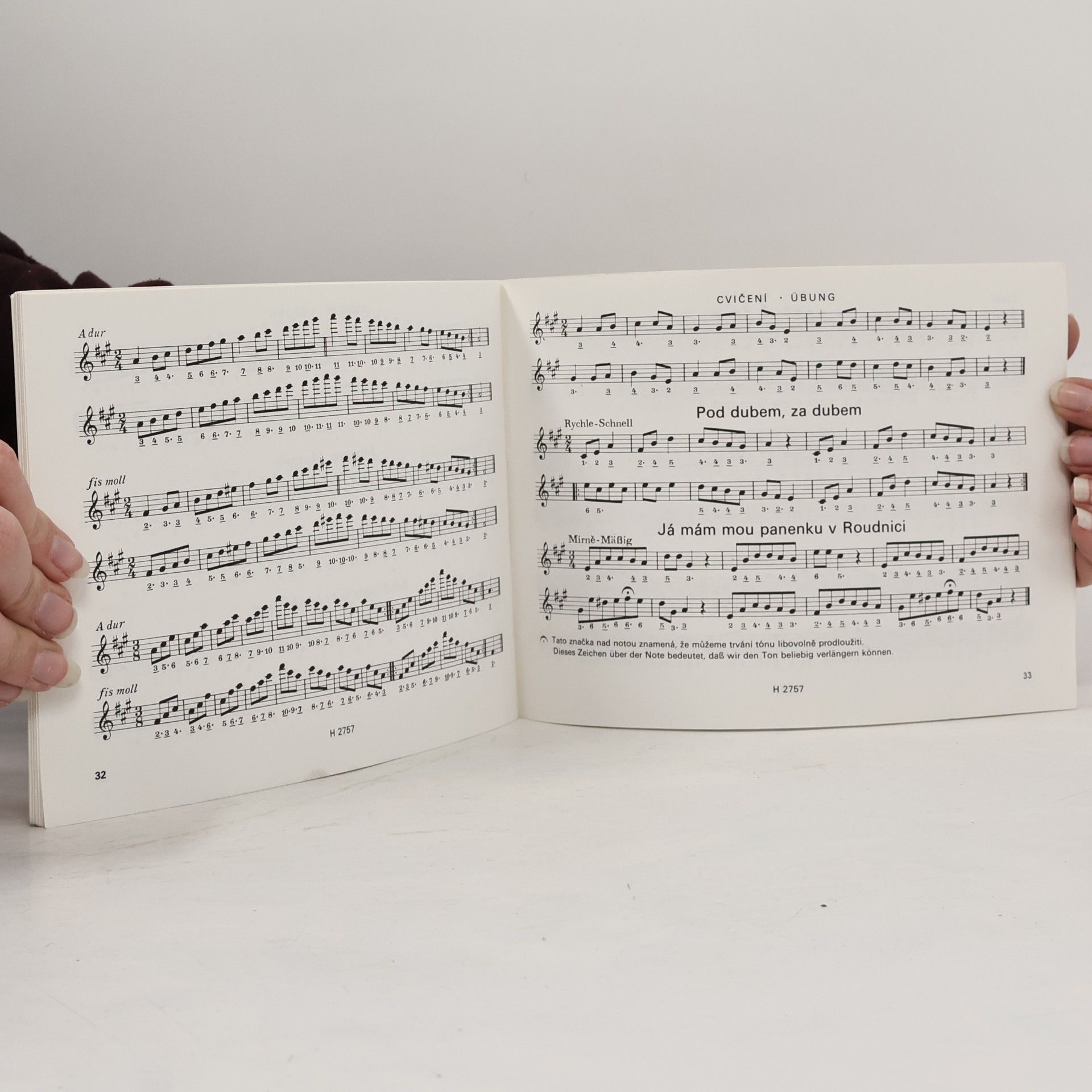 Adolf Langer Hrajeme na foukací harmoniku = Wir spielen auf der Mundharmonika : instruktivní příručka pro hru na jednorejstříkovou harmoniku