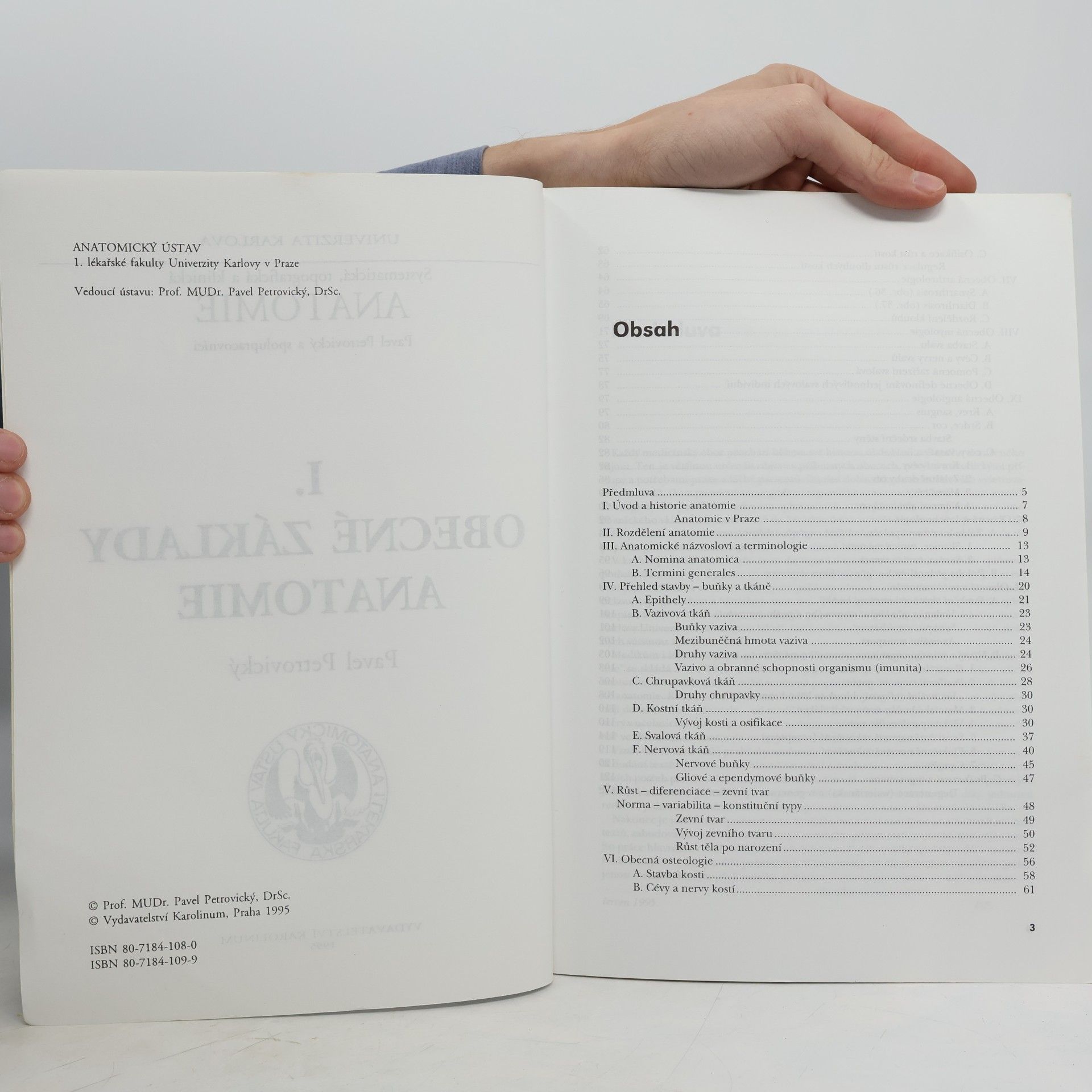 Pavel Petrovický Systematická, topografická a klinická Anatomie I.
