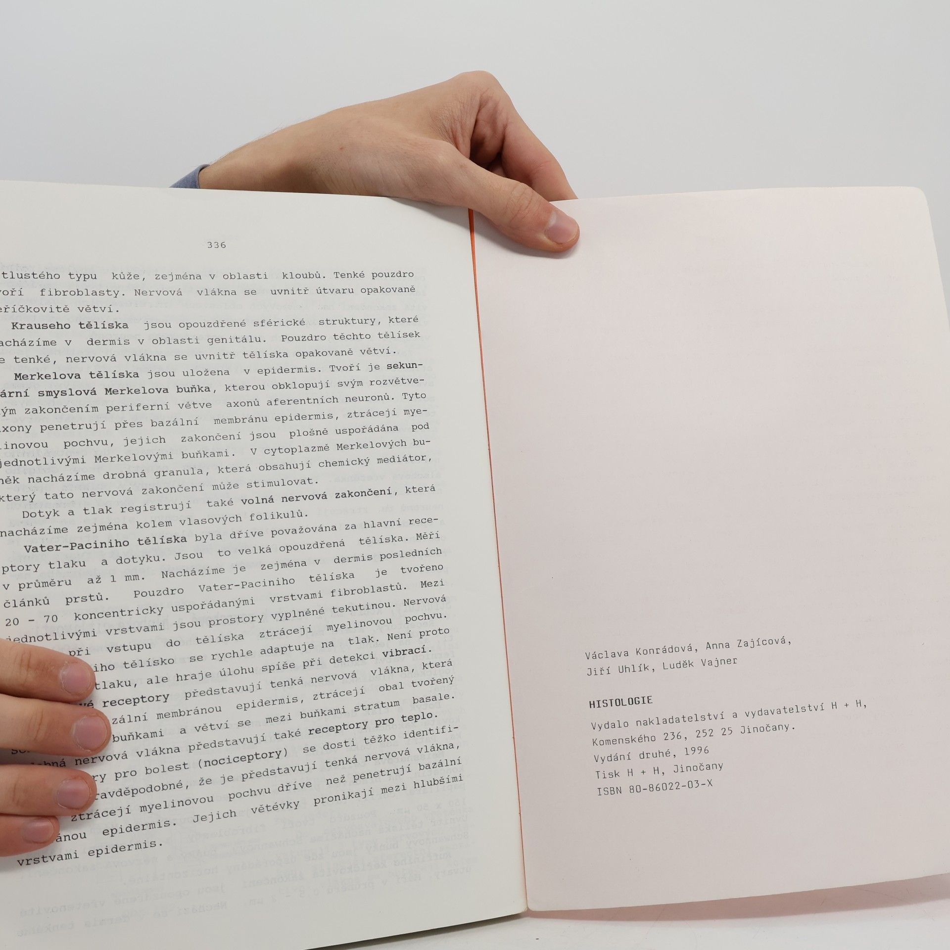 Václava Konrádová Histologie