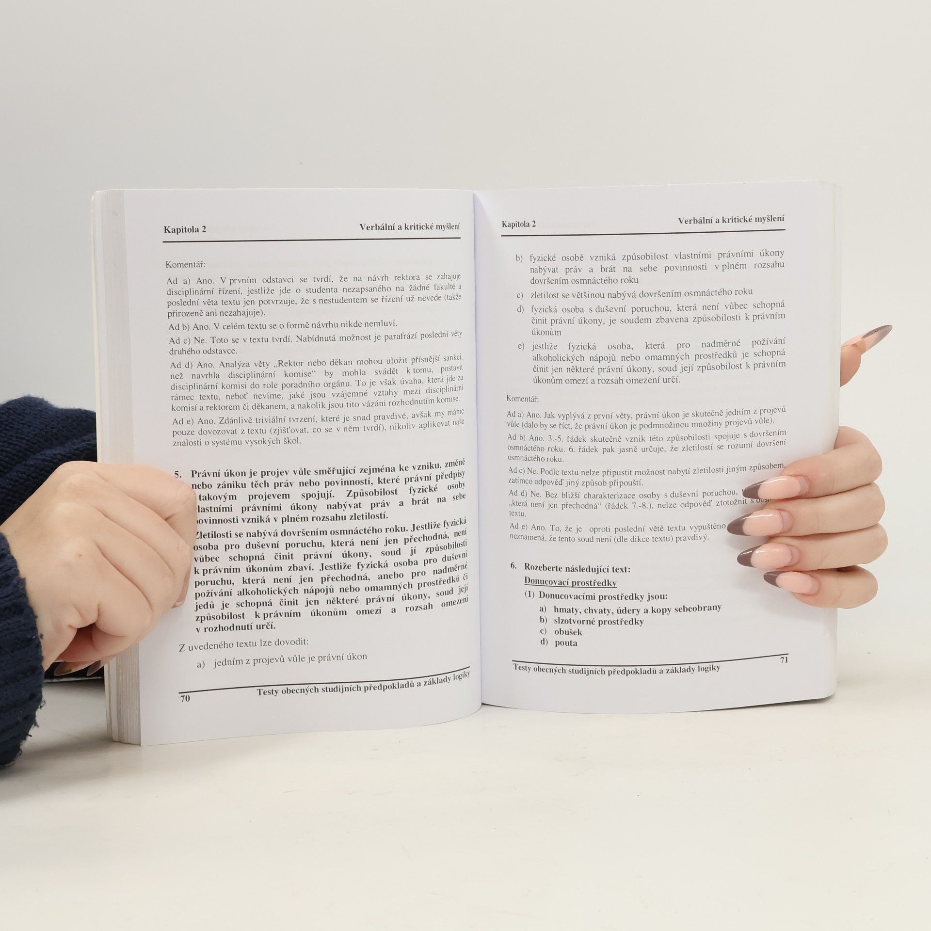 Igor Kotlán Testy obecných studijních předpokladů a základy logiky 1