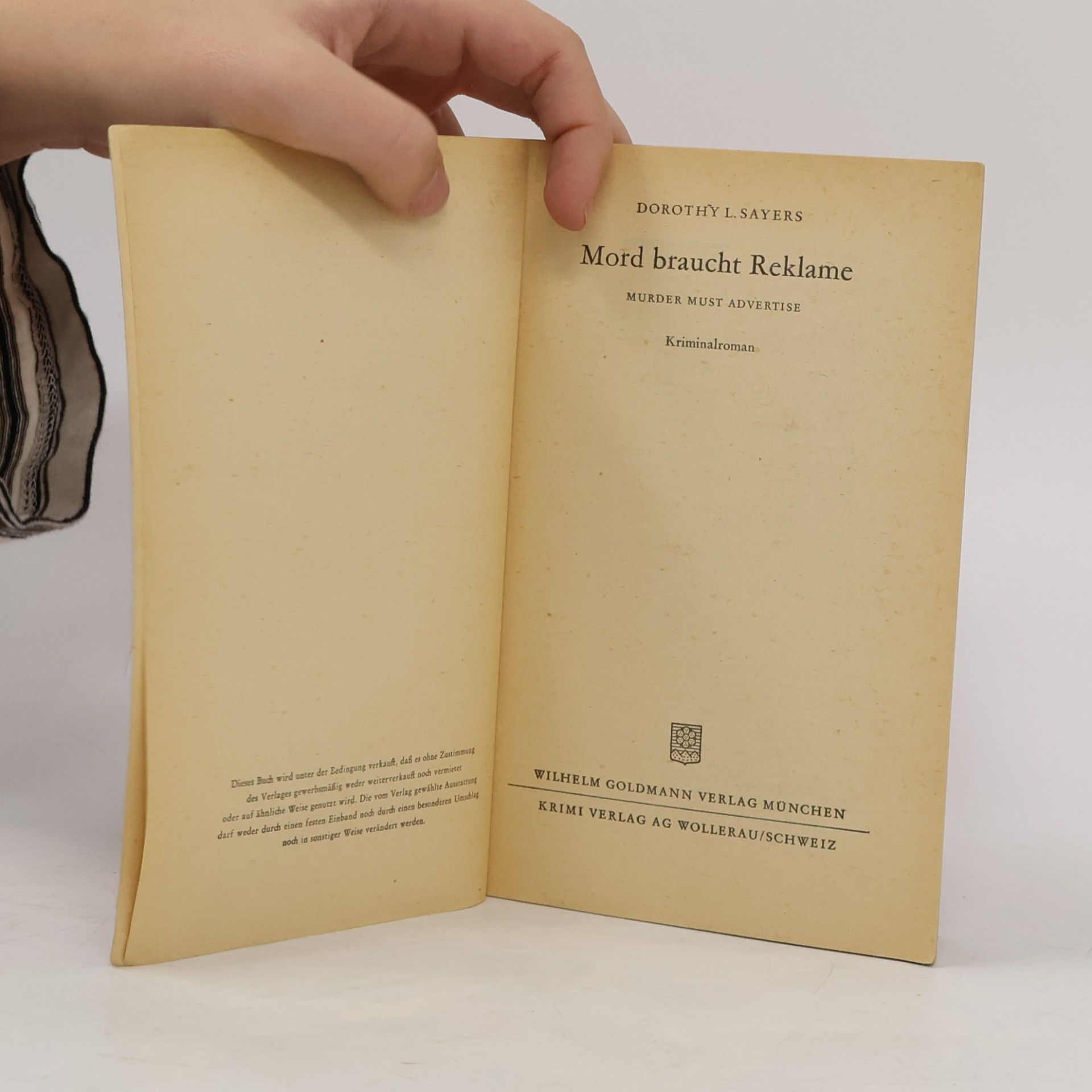 Dorothy L. Sayers Mord braucht Reklame