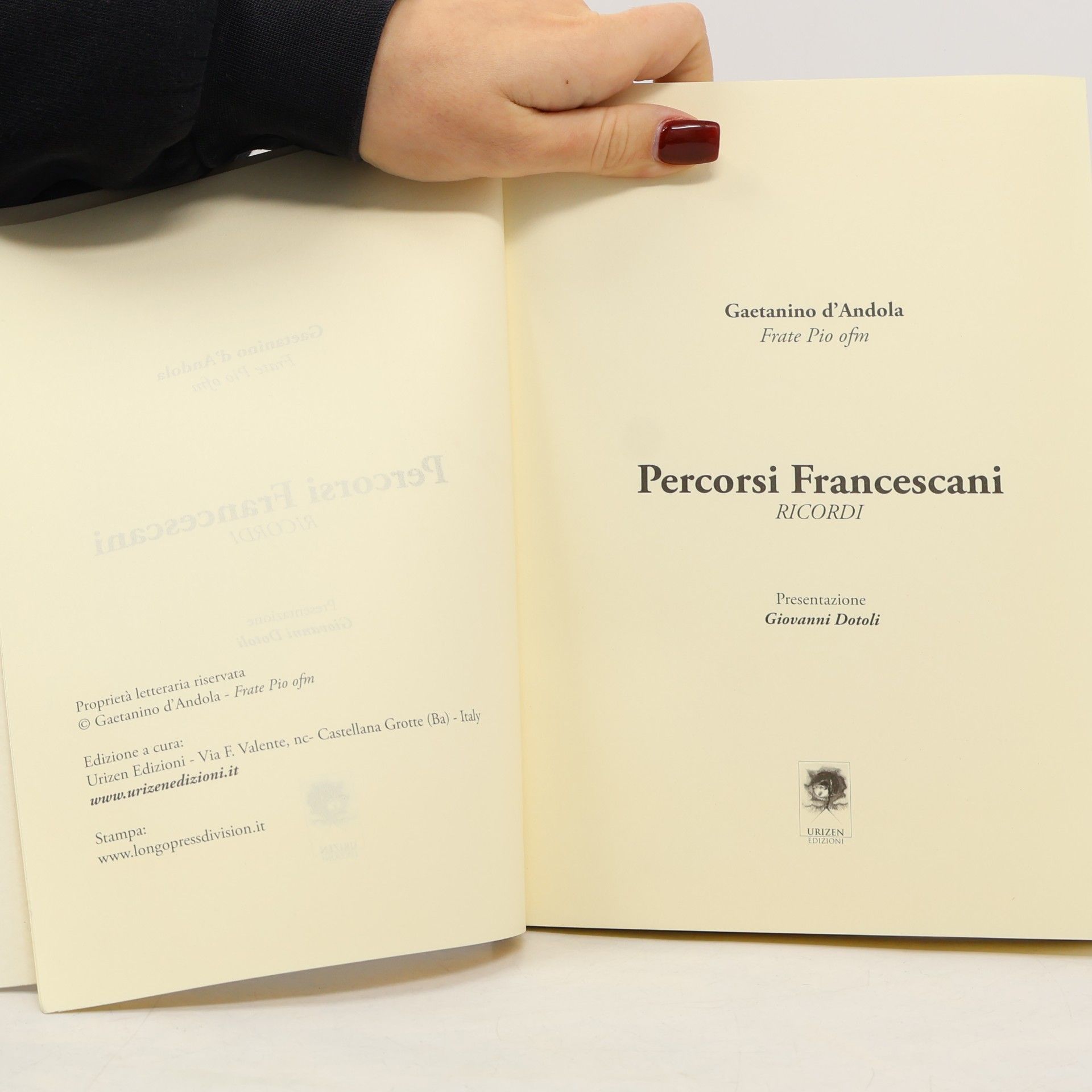 Gaetanino D'Andola Percorsi Francescani
