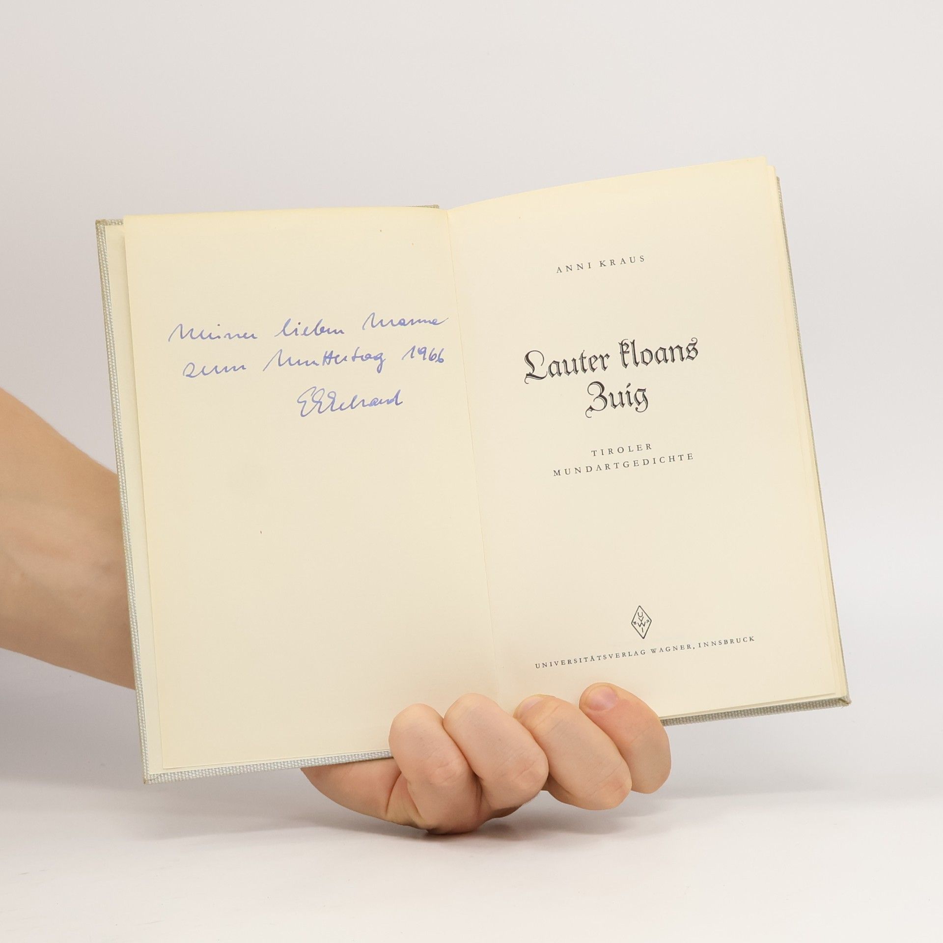 Anni Kraus Lauter kloans Zuig
