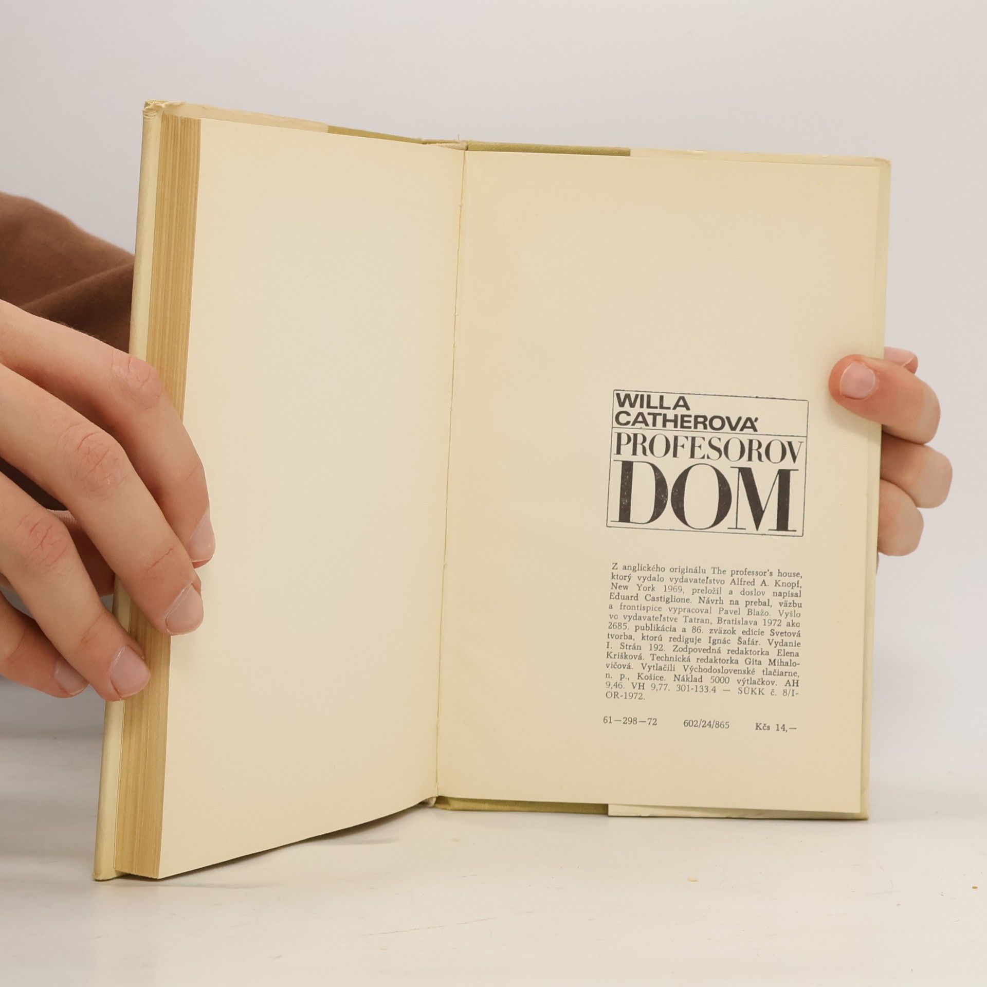 Willa Cather Profesorov dom
