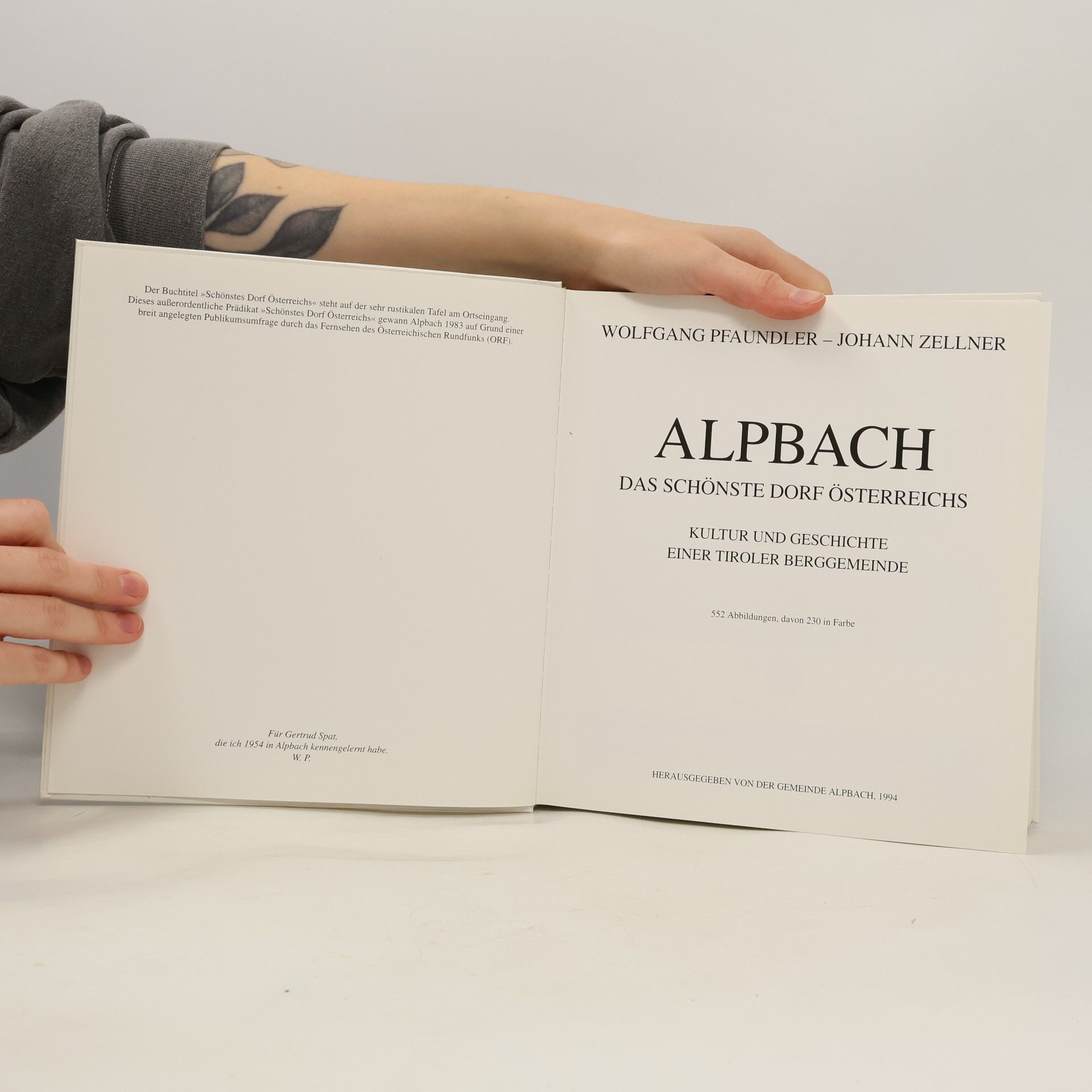 Wolfgang Pfaundler Alpbach