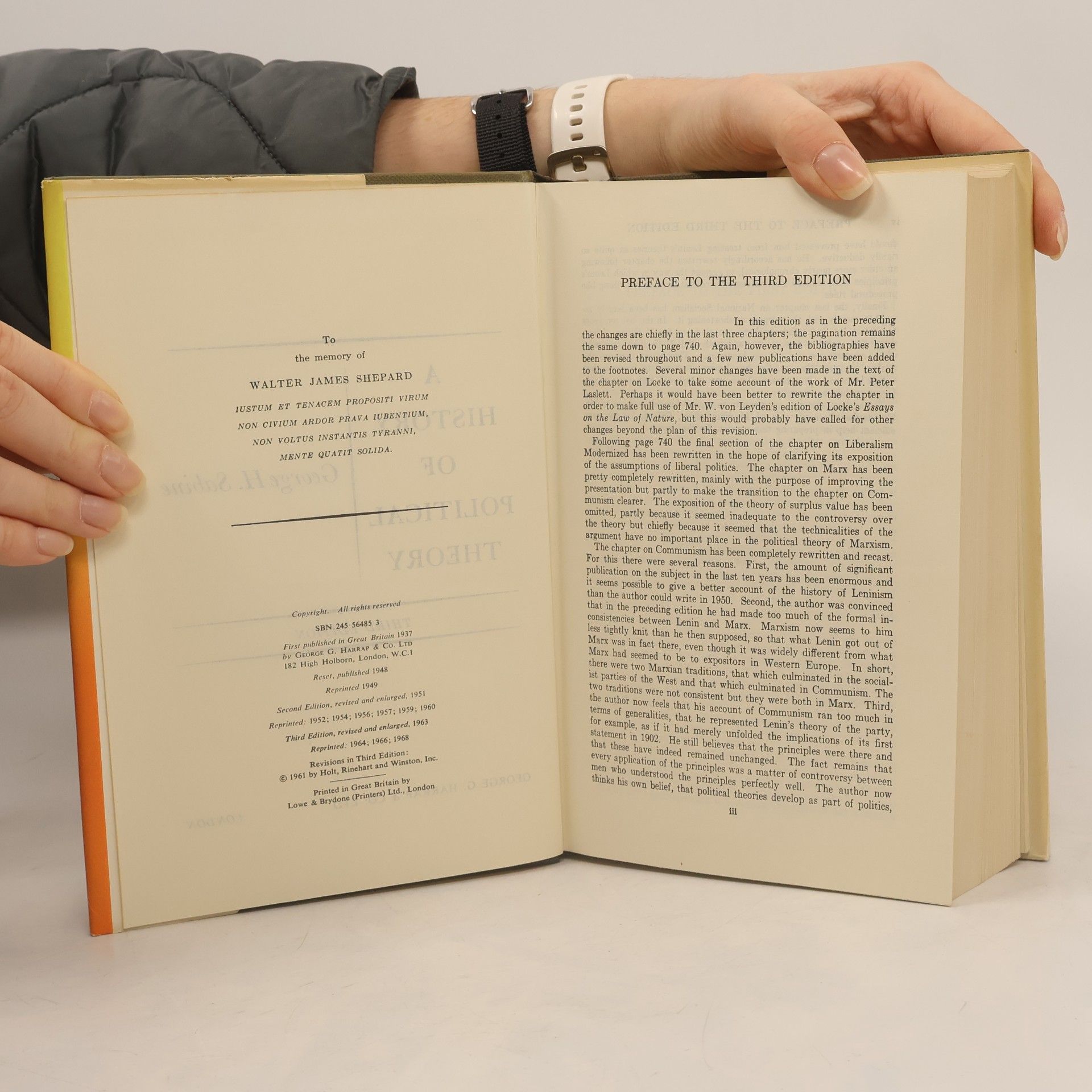 George Holland Sabine A History of Political Theory