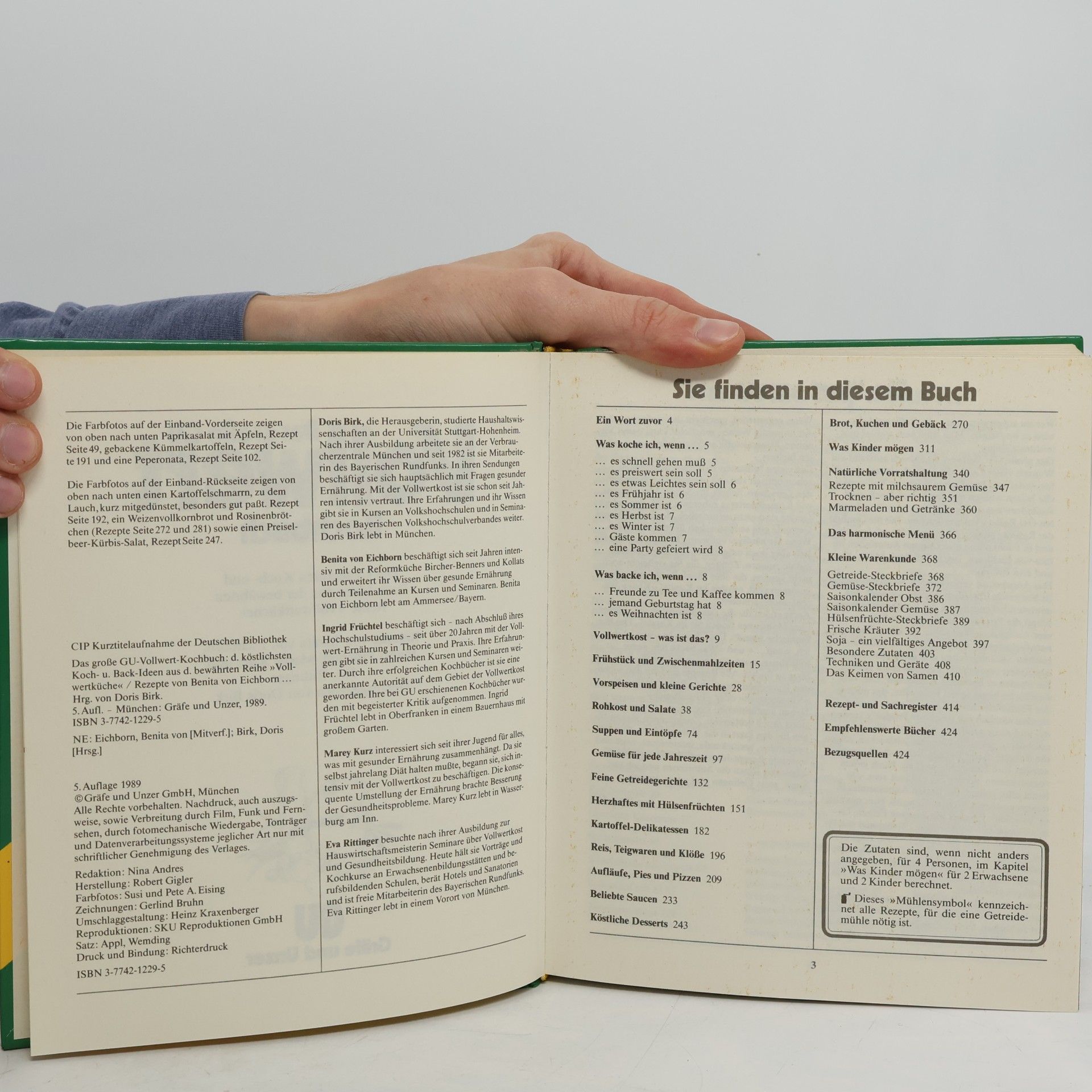 Doris Birk Das große GU Vollwert Kochbuch