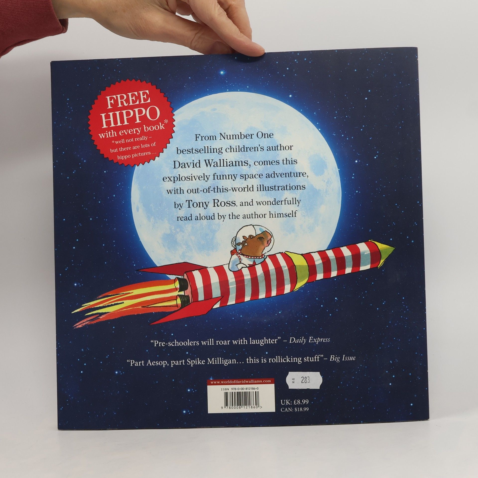 David Walliams First Hippo on the Moon, w. Audio-CD