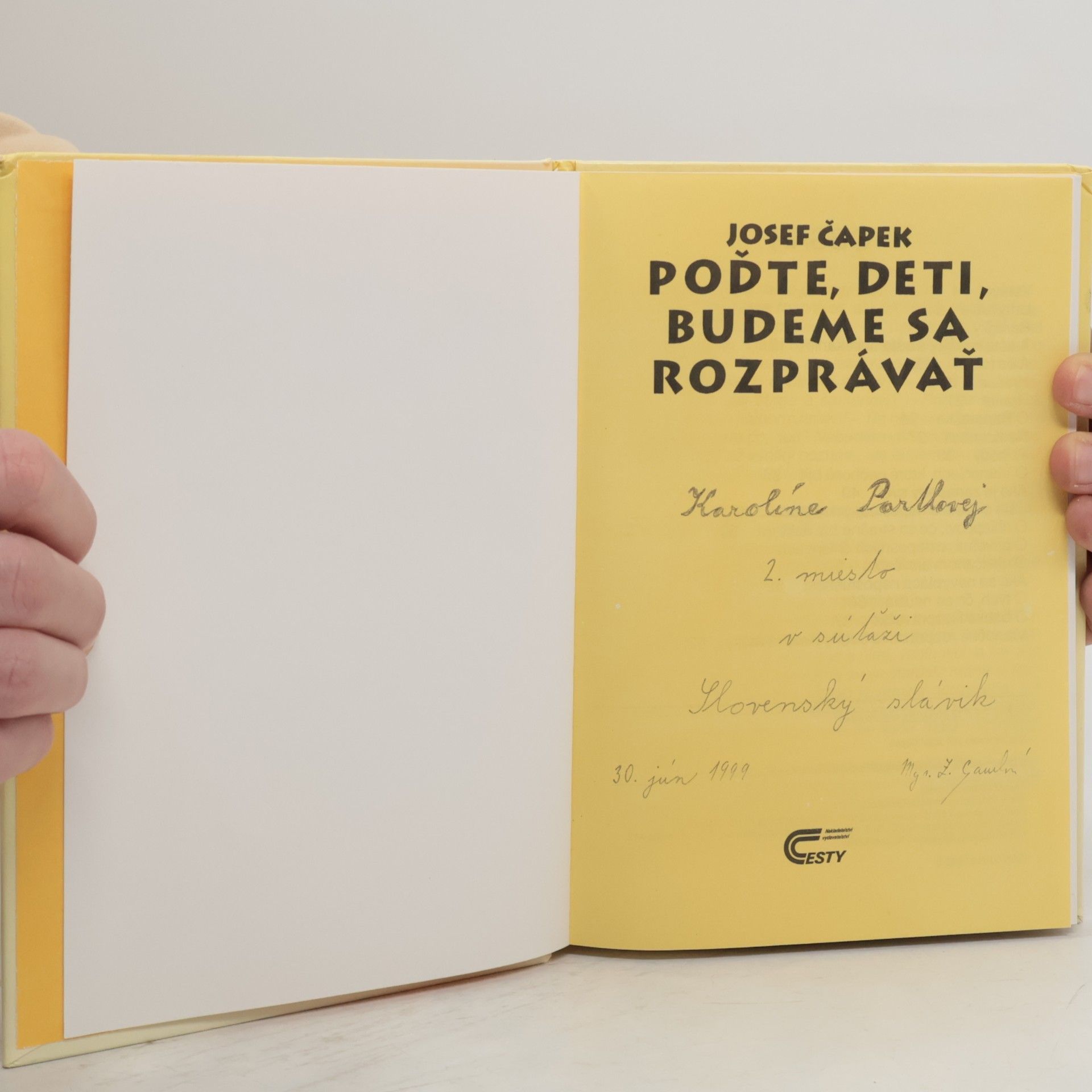 Josef Čapek Poďte, deti, budeme sa rozprávať