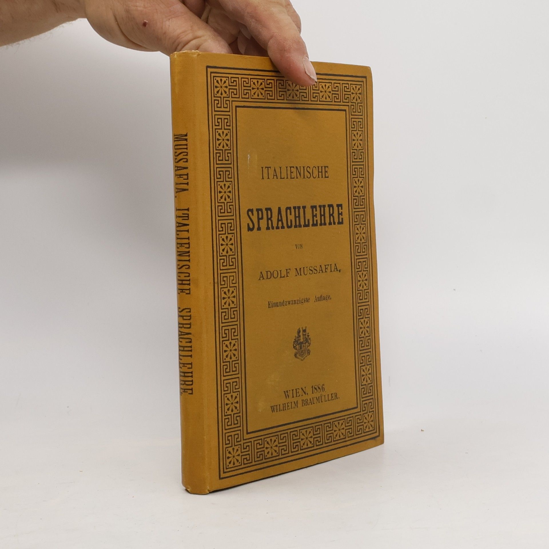 Adolf Mussafia Italienische Sprachlehre