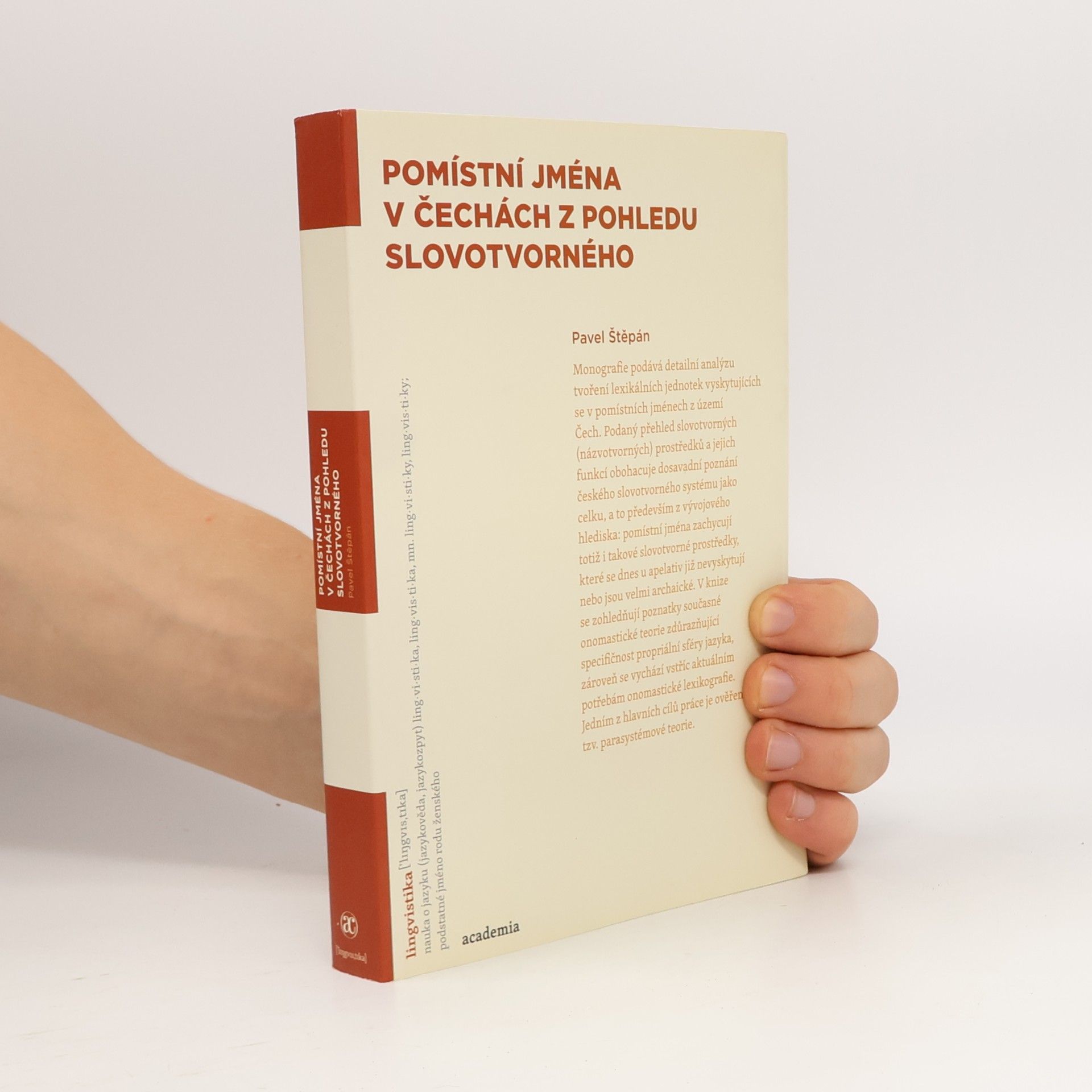 Pavel Štěpán Pomístní jména v Čechách z pohledu slovotvorného