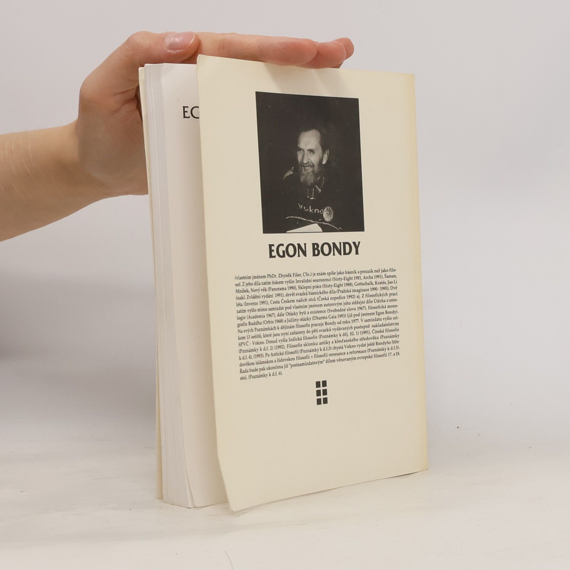 Egon Bondy Antická filosofie – Poznámky k dějinám filosofie 3