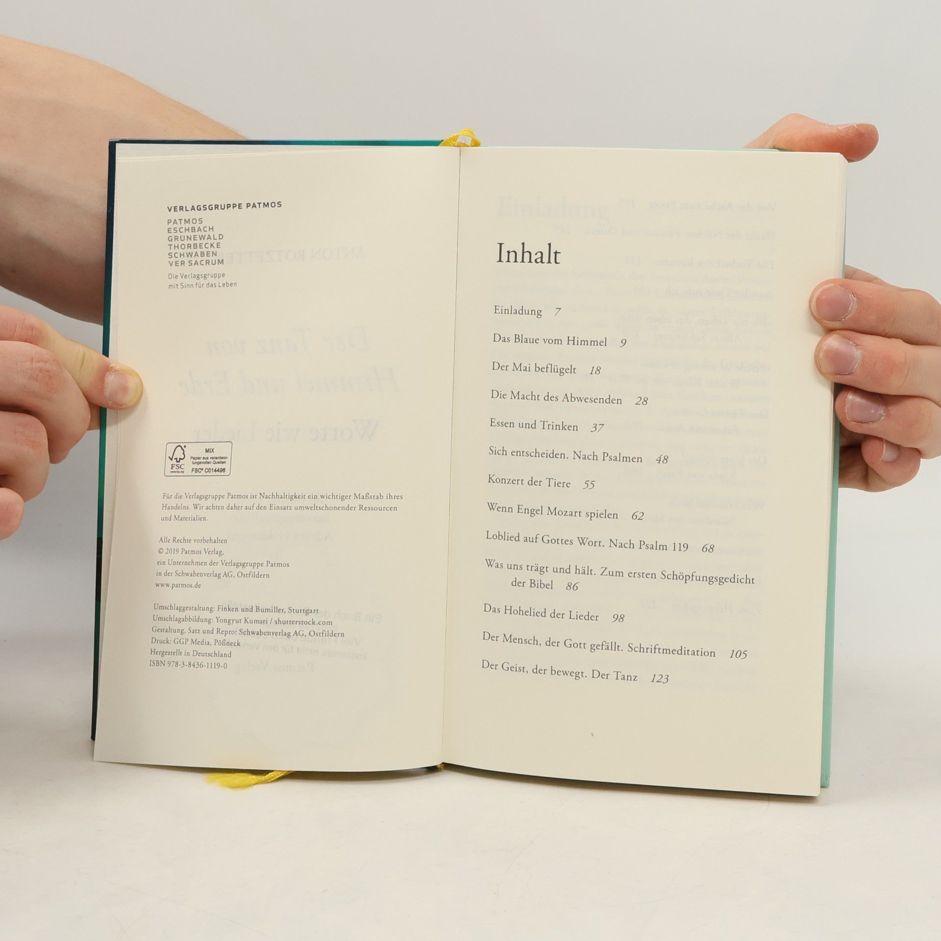 Anton Rotzetter Der Tanz von Himmel und Erde: Worte wie Lieder. Spirituelle Texte