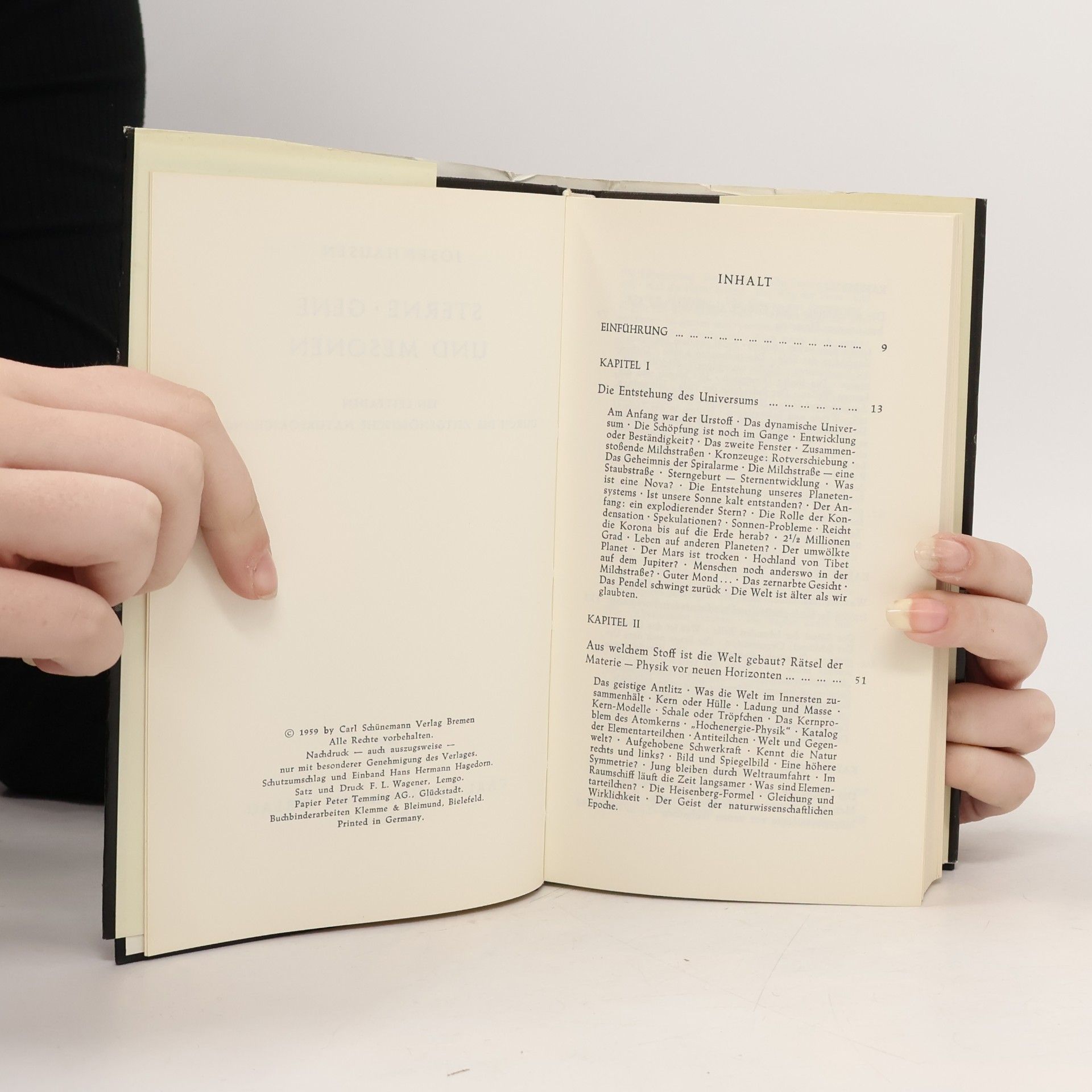 Josef Hausen Sterne gene und mesonen