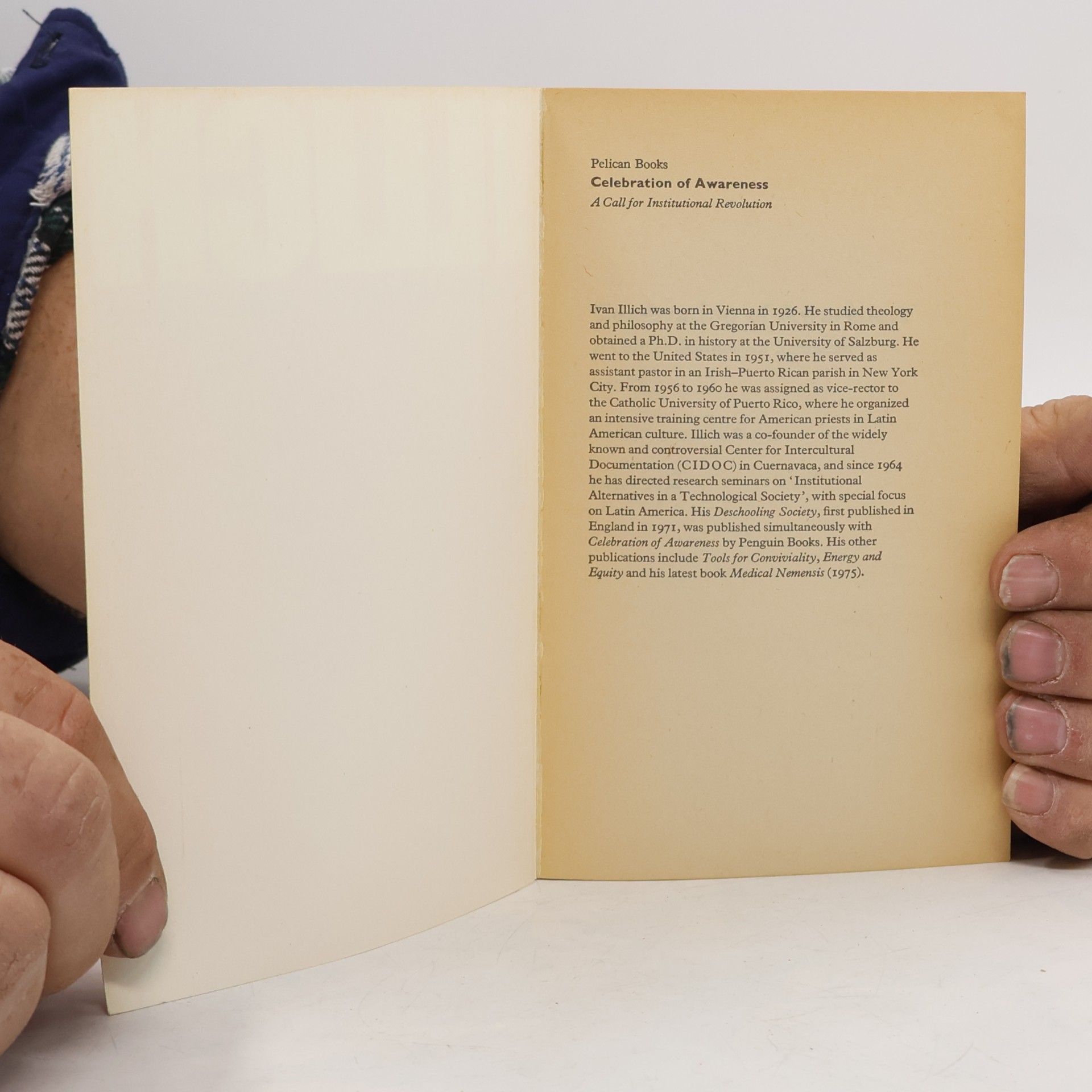 Ivan Illich Celebration of Awareness