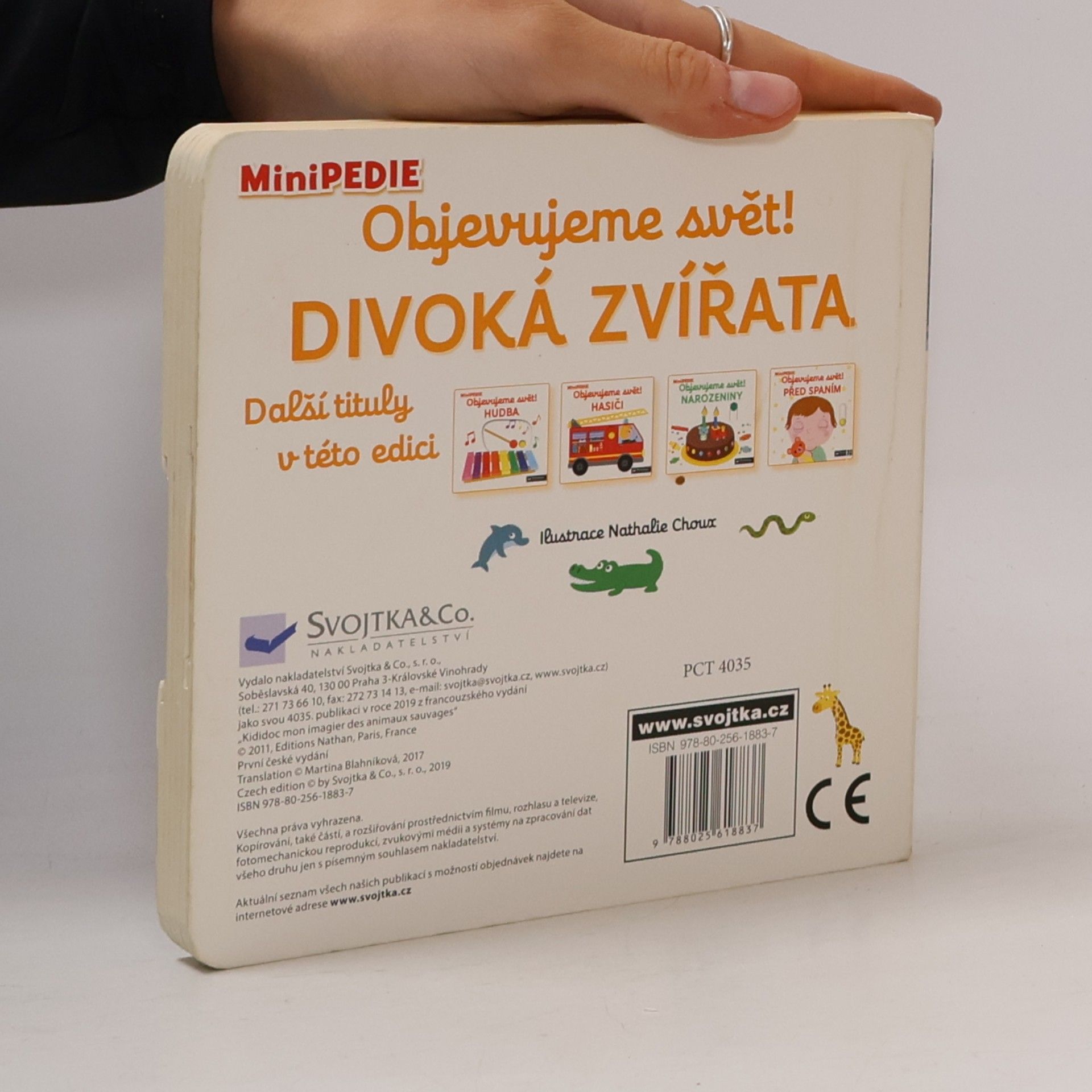 Nathalie Choux Objevujeme svět! Divoká zvířata