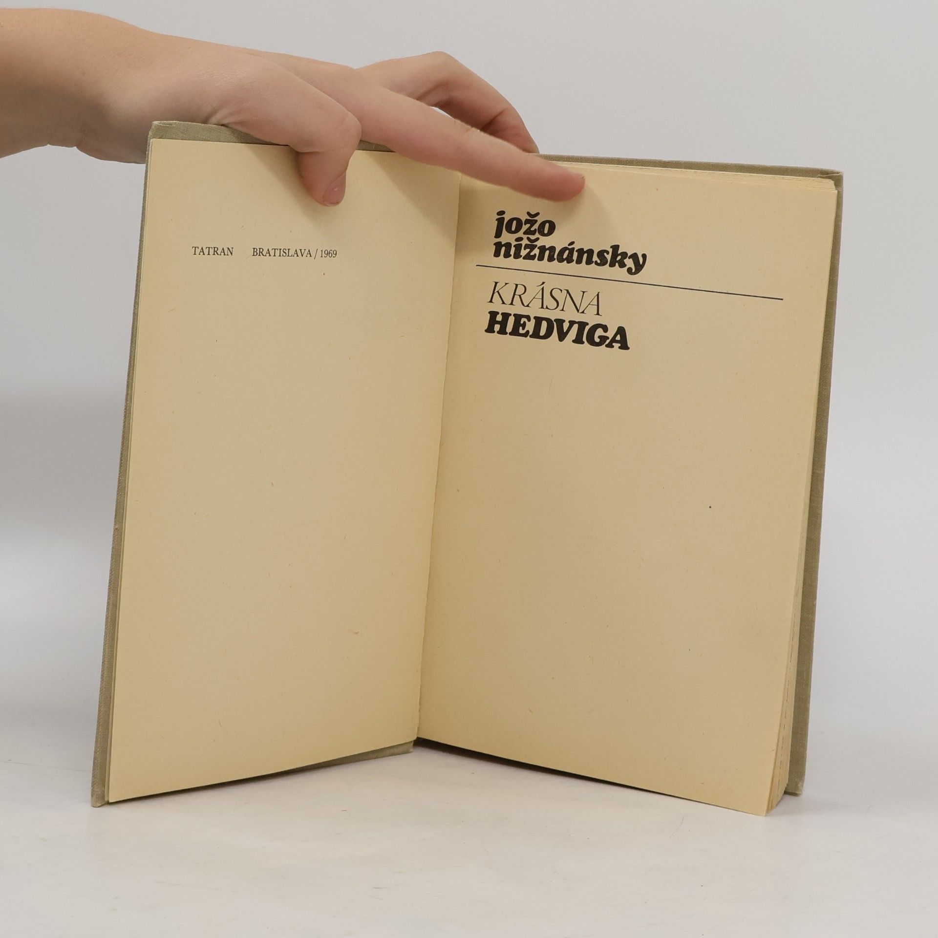 Jozef Nižnánsky Krásna Hedviga