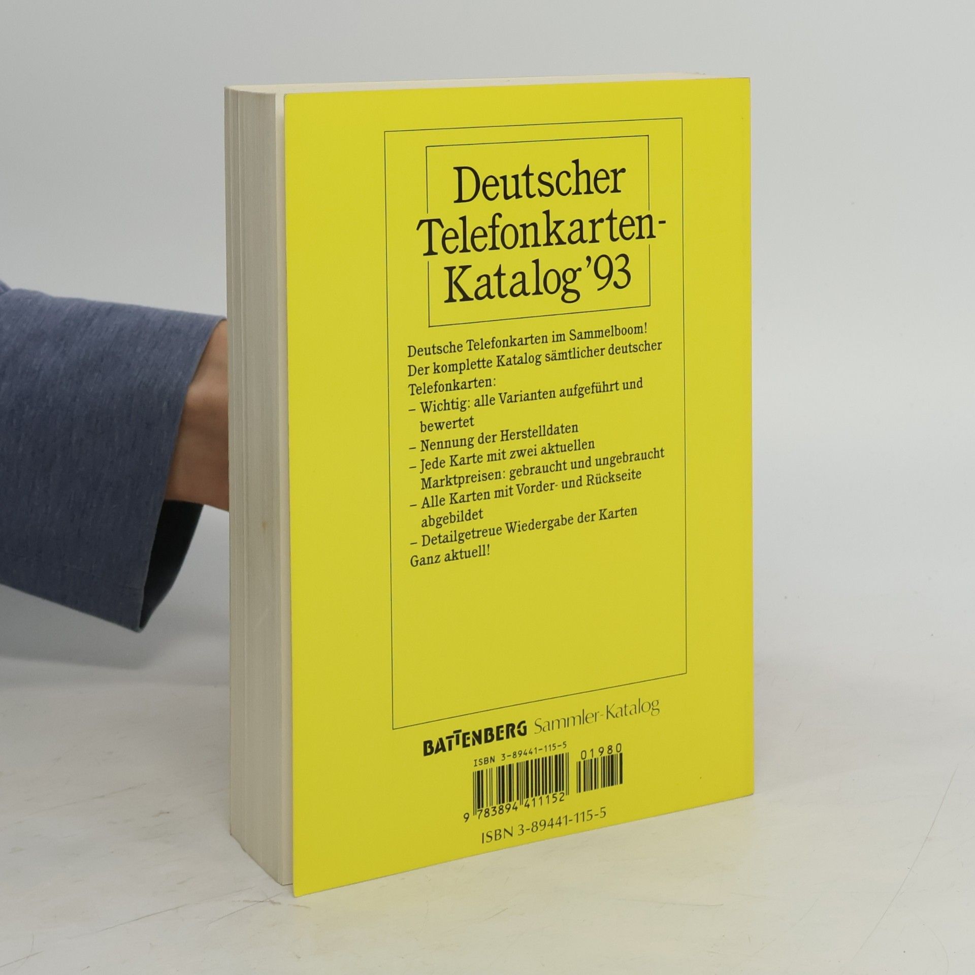 A. Růžička Sammler-Katalog - 93: Deutscher Telefonkarten-Katalog '93
