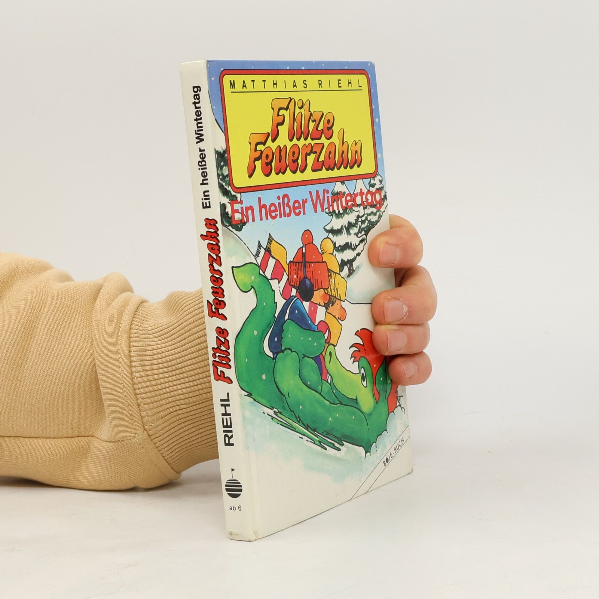 Der kleine Drache Flitze Feuerzahn. Ein heißer Wintertag