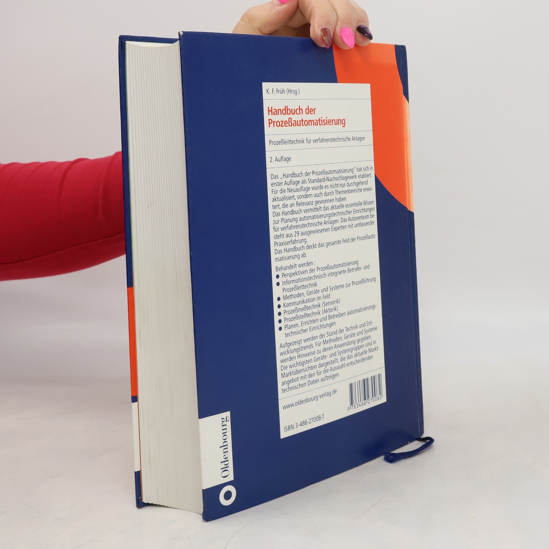 Karl Friedrich Früh Handbuch der Prozeßautomatisierung