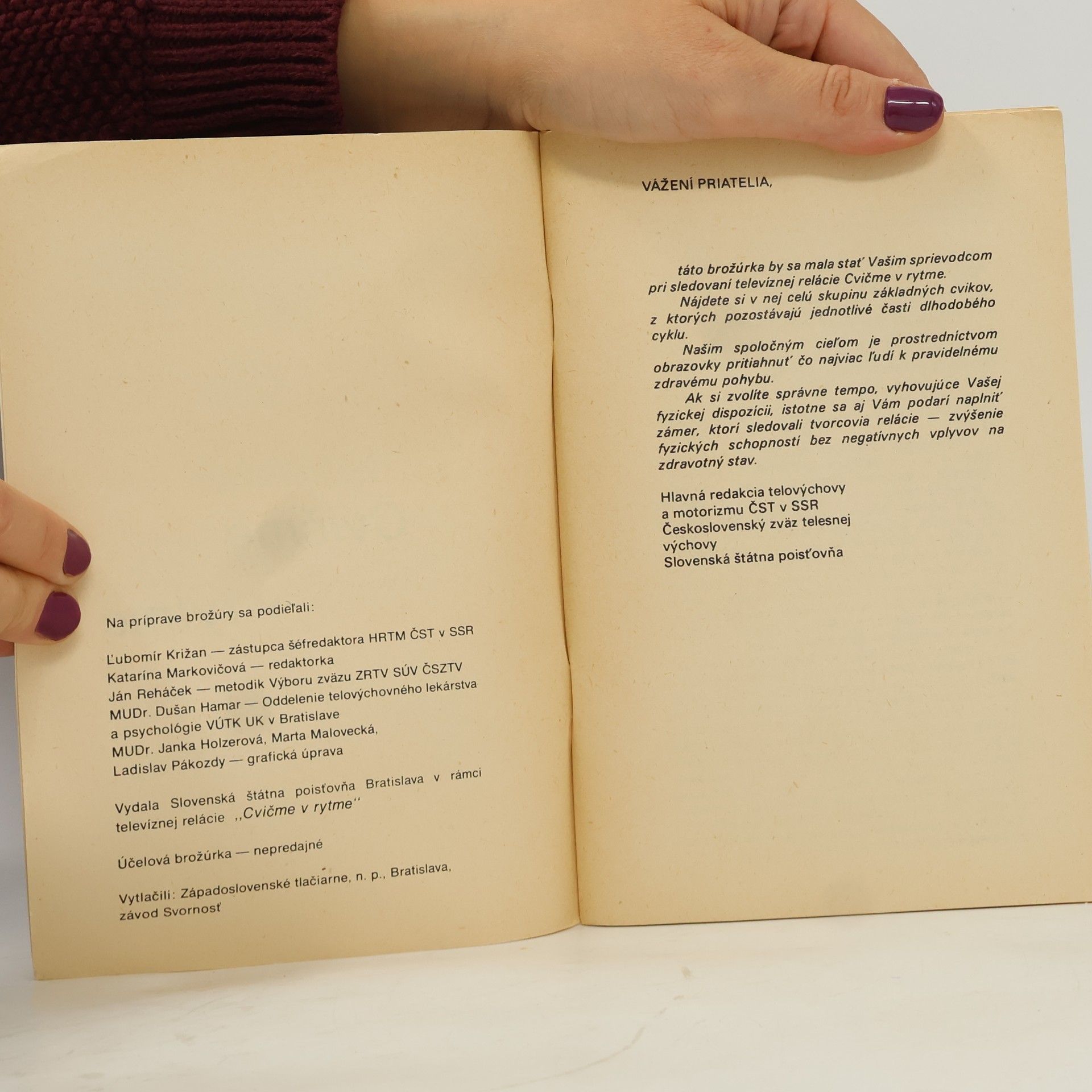 Various authors Cvičme v rytme