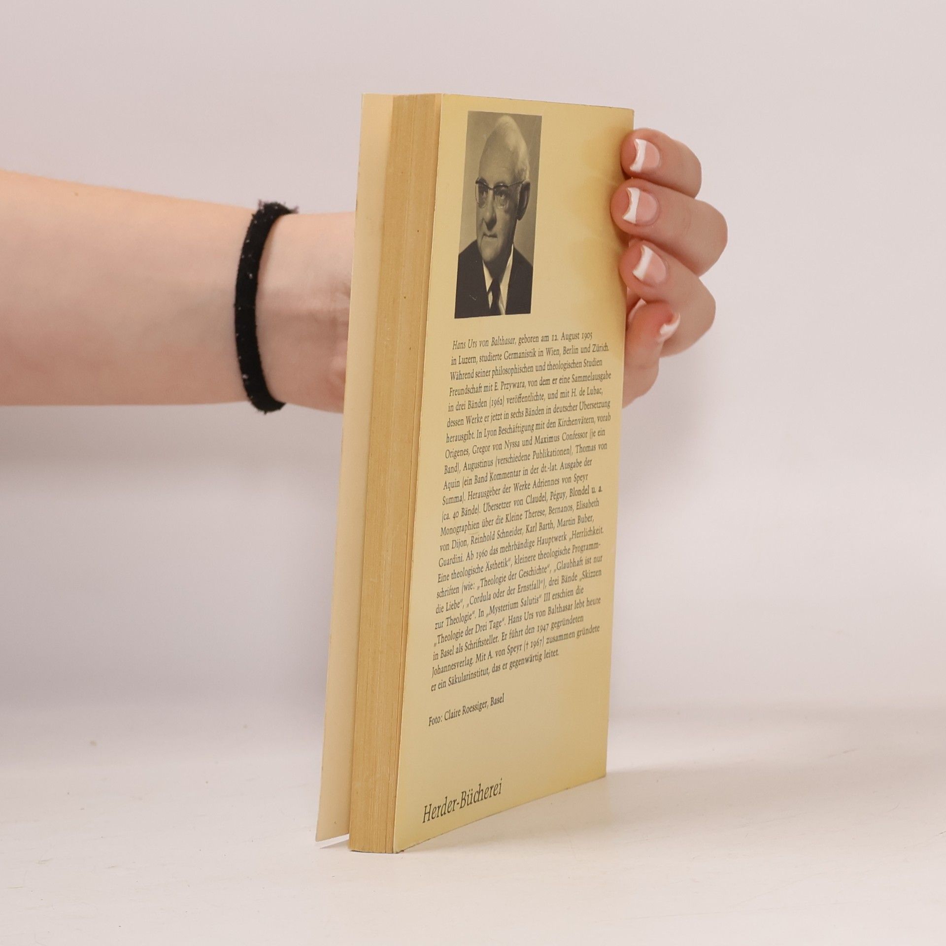 Hans Urs von Balthasar Klarstellungen