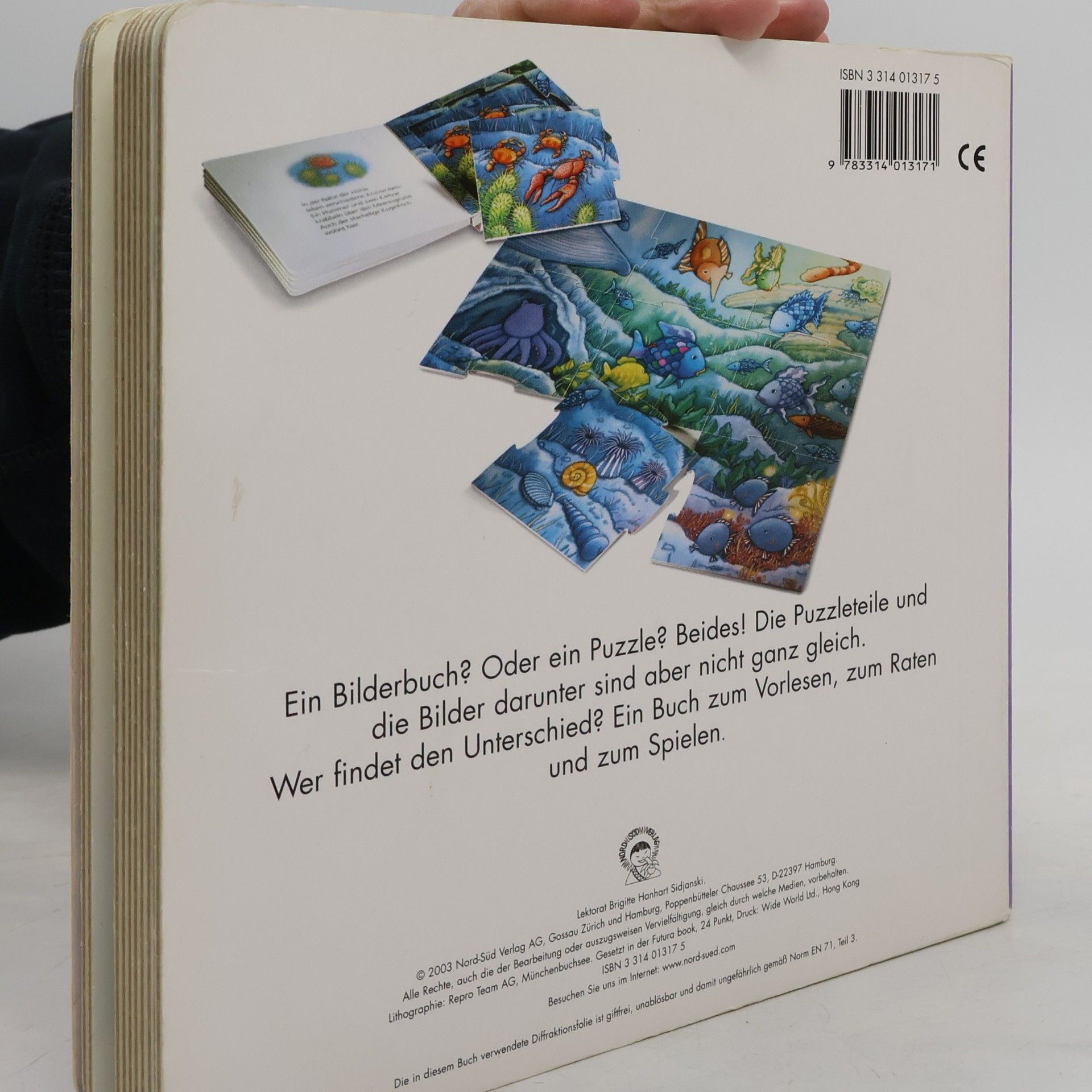 Marcus Pfister Das Regenbogenfisch Puzzlebuch