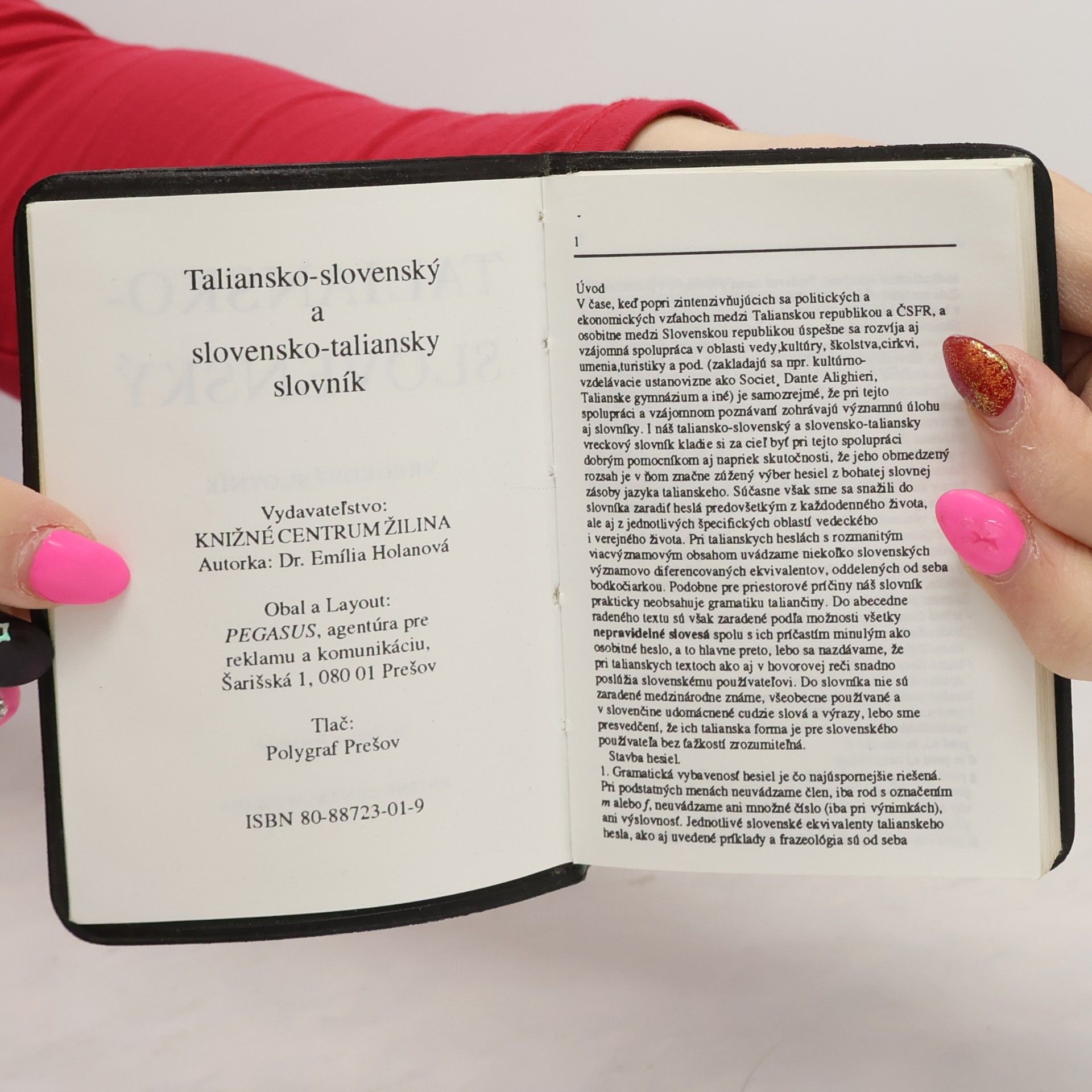 Emília Holanová Taliansko-slovenský vreckový slovník