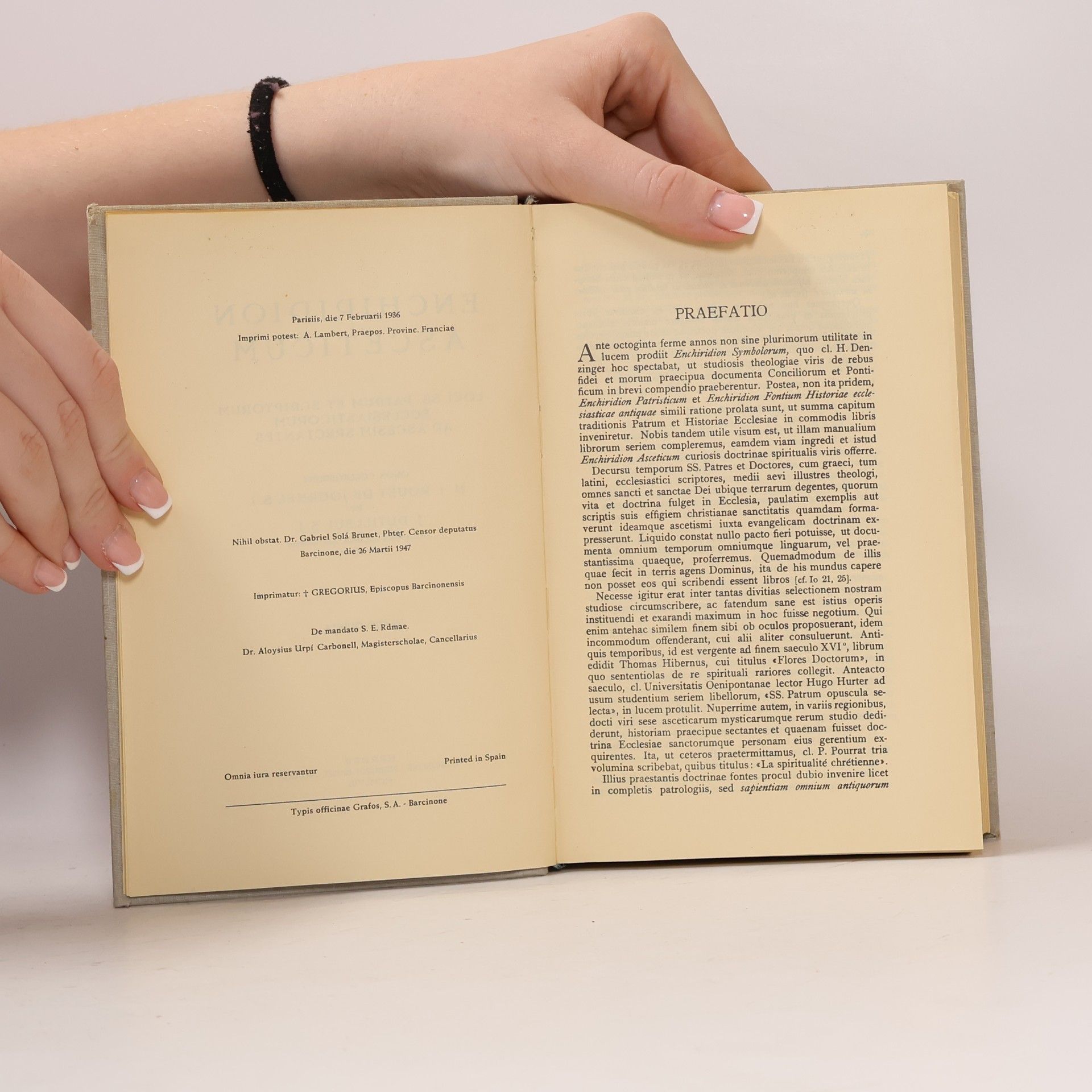 Rouët de Journel ENCHIRIDION ASCETICUM