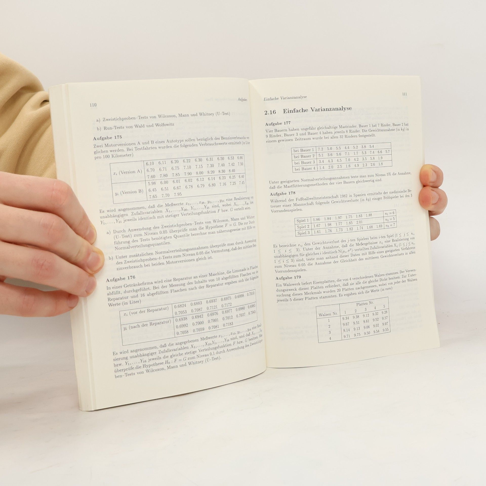 Helmut Wegmann Aufgabensammlung zur Einführung in die Statistik