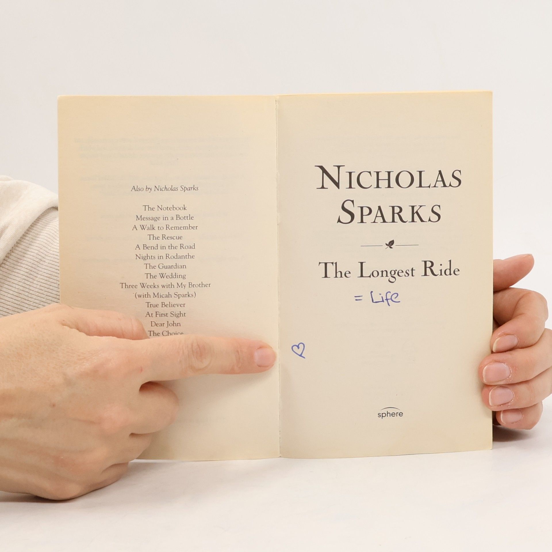 Nicholas Sparks The Longest Ride