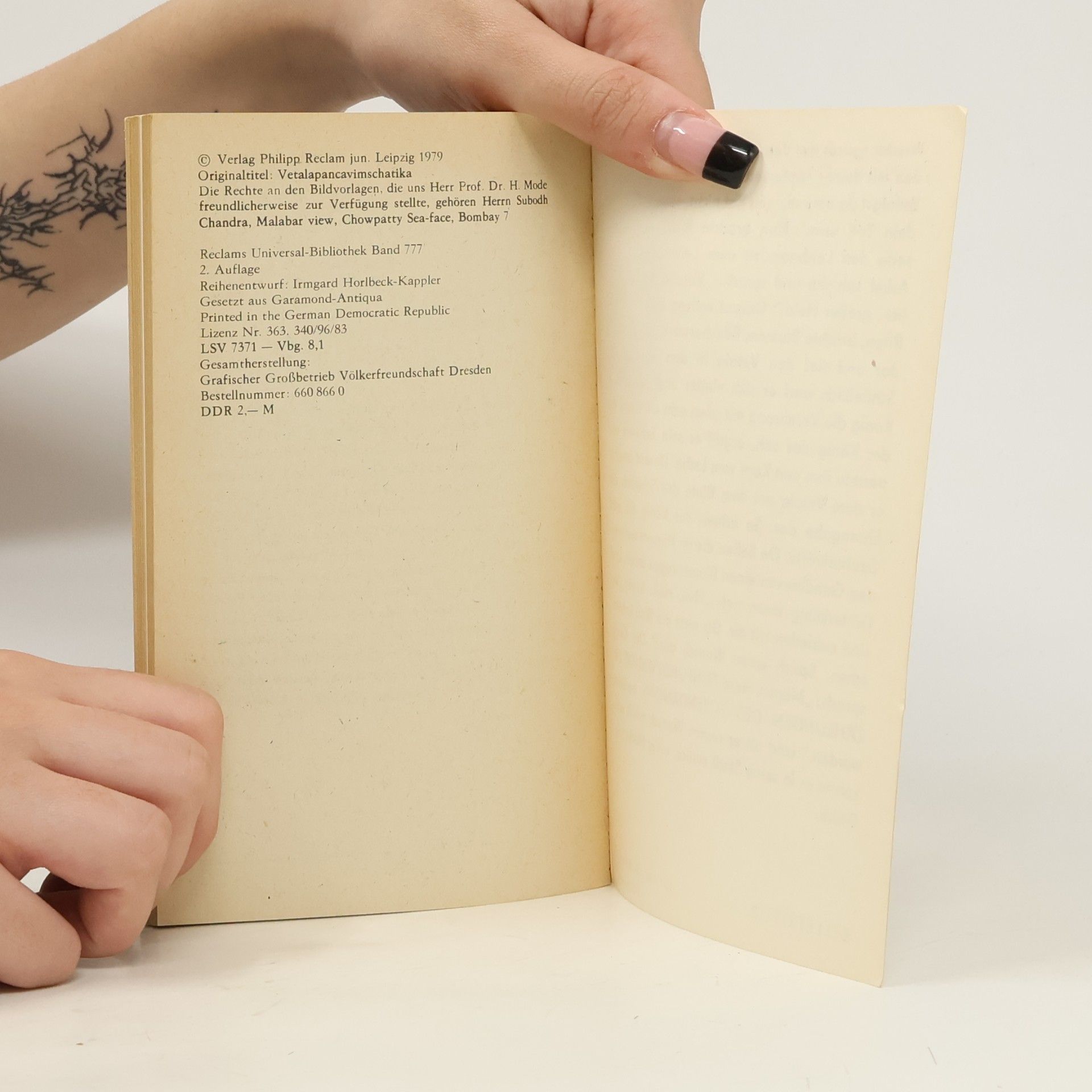Georg Müller Universal bibliothek. Die fünfundzwanzig Erzählungen des Totendämons