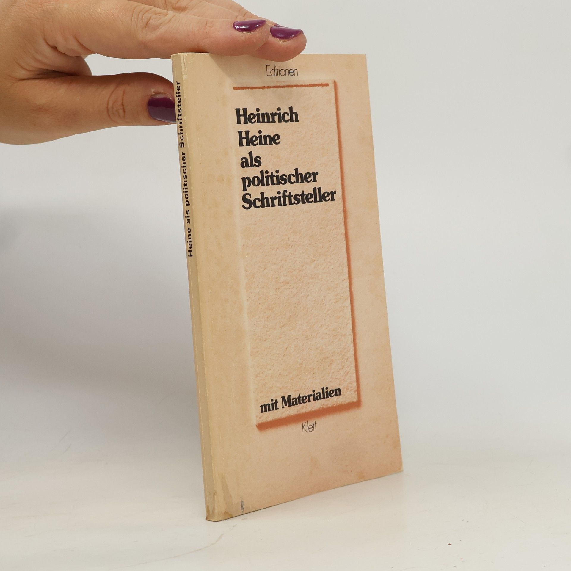 Heinrich Heine Heinrich Heine als politischer Schriftsteller