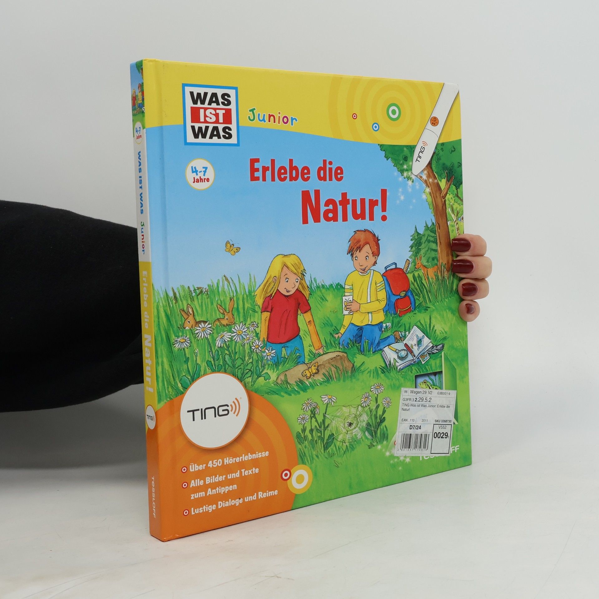 Erlebe die Natur! 400 Hörerlebnisse für Naturforscher ; alle Bilder und Texte zum Antippen ; lustige Dialoge und Reime