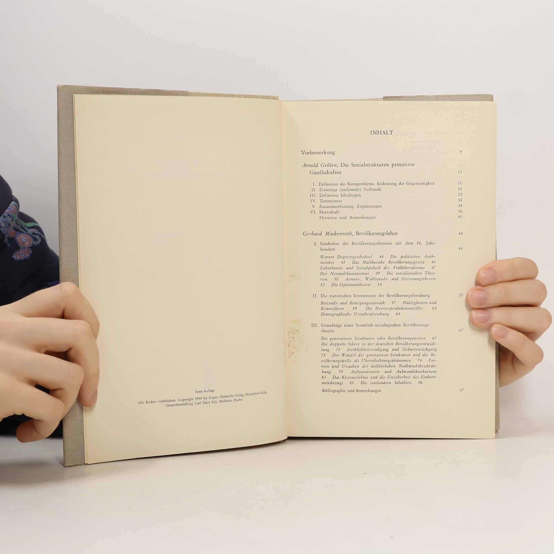 Arnold Gehlen Soziologie